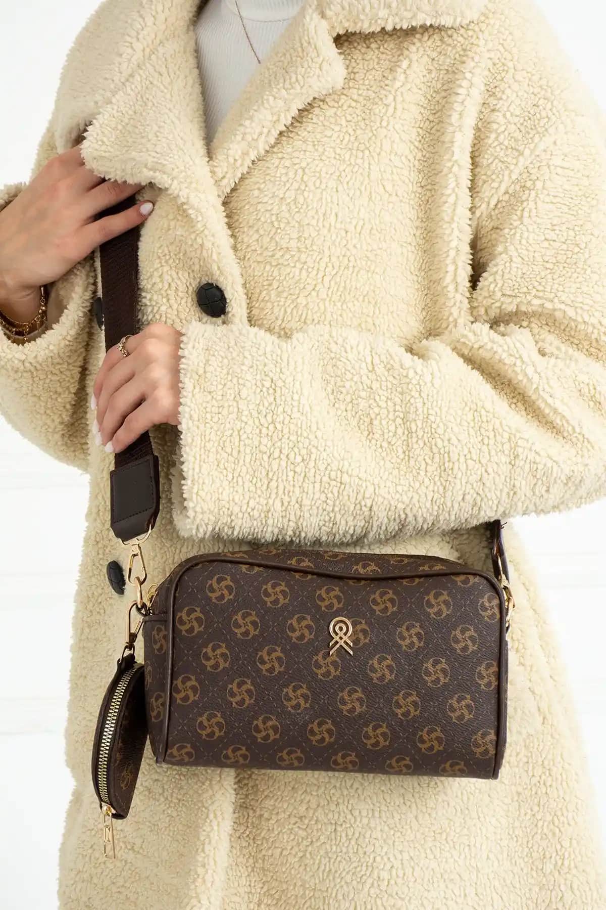 SDL LEATHER Kahverengi Rossi Deri Kadın Omuz Çantası Şık ve Kullanışlı Tasarım Özellikleri