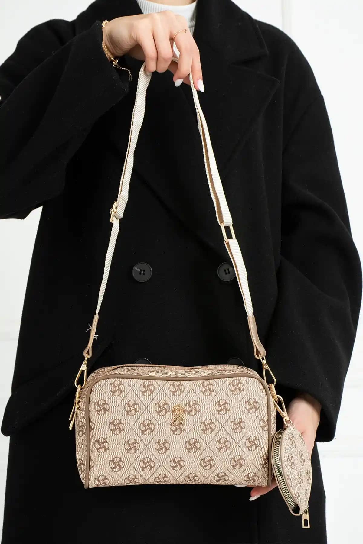 SDL Leather Vizon Rossi Deri Omuz Çantası Günlük Kullanım İçin Şık ve Pratik Tasarım