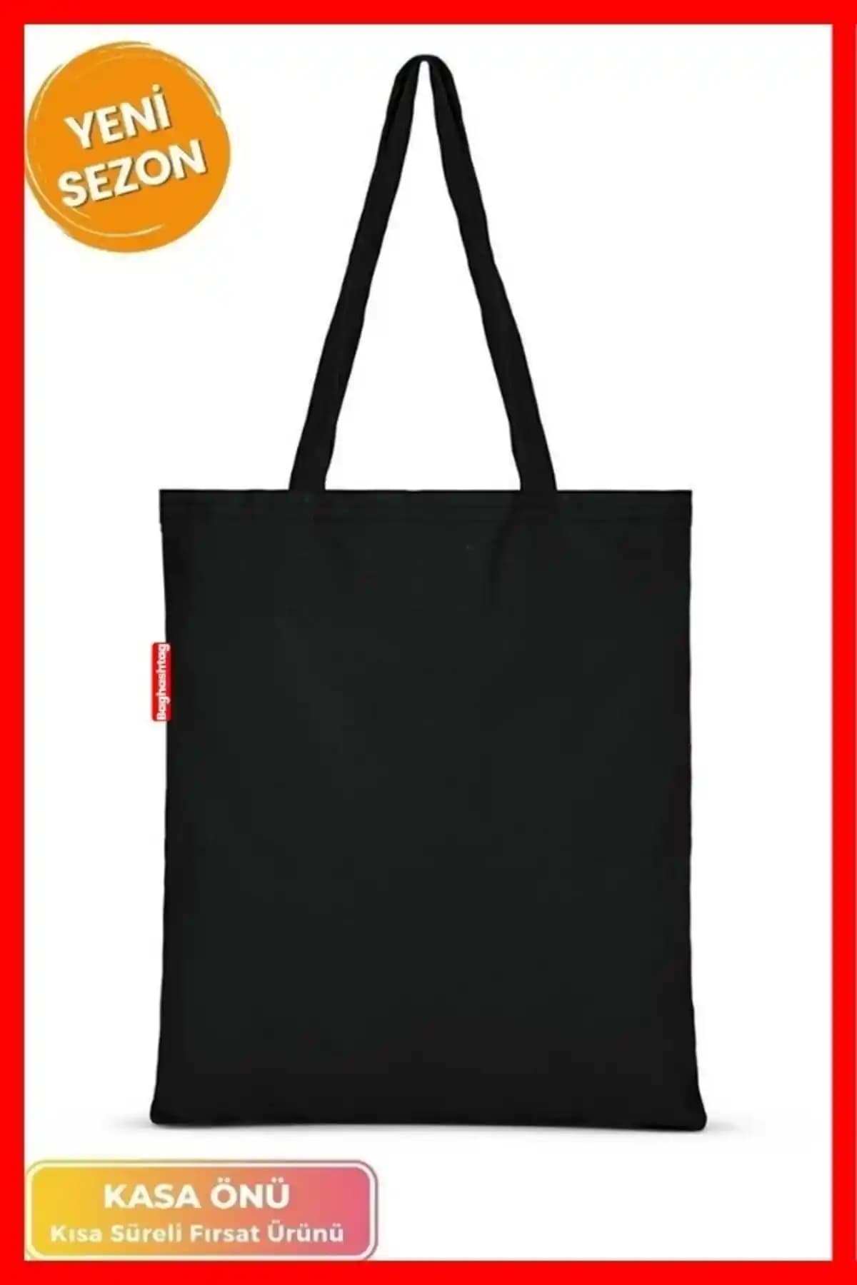 Serkan Çanta Siyah Bez Çanta: Şık ve Sürdürülebilir Günlük Kullanım Çantası