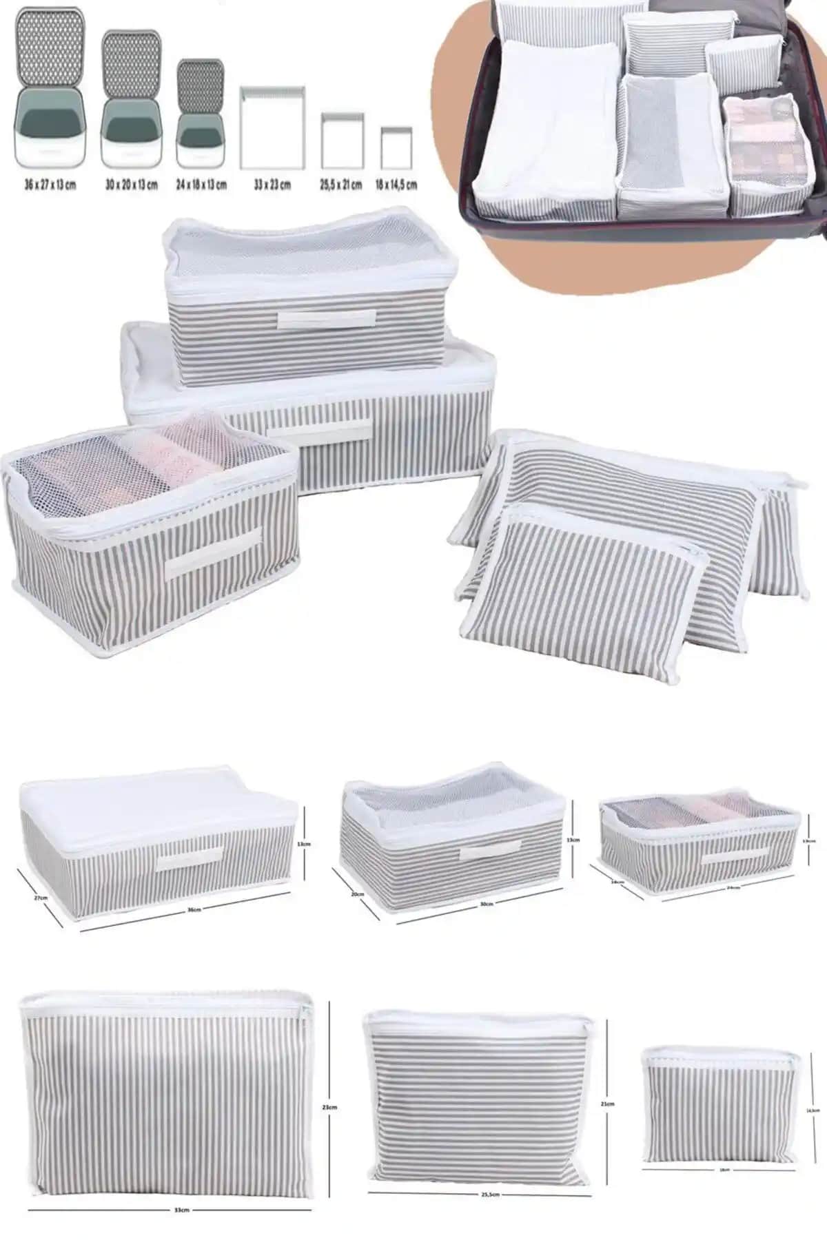 Serstil 6 Parça Valiz İçi Setleri Karşılaştırması: Seyahatleriniz İçin En İyi Seçenekler