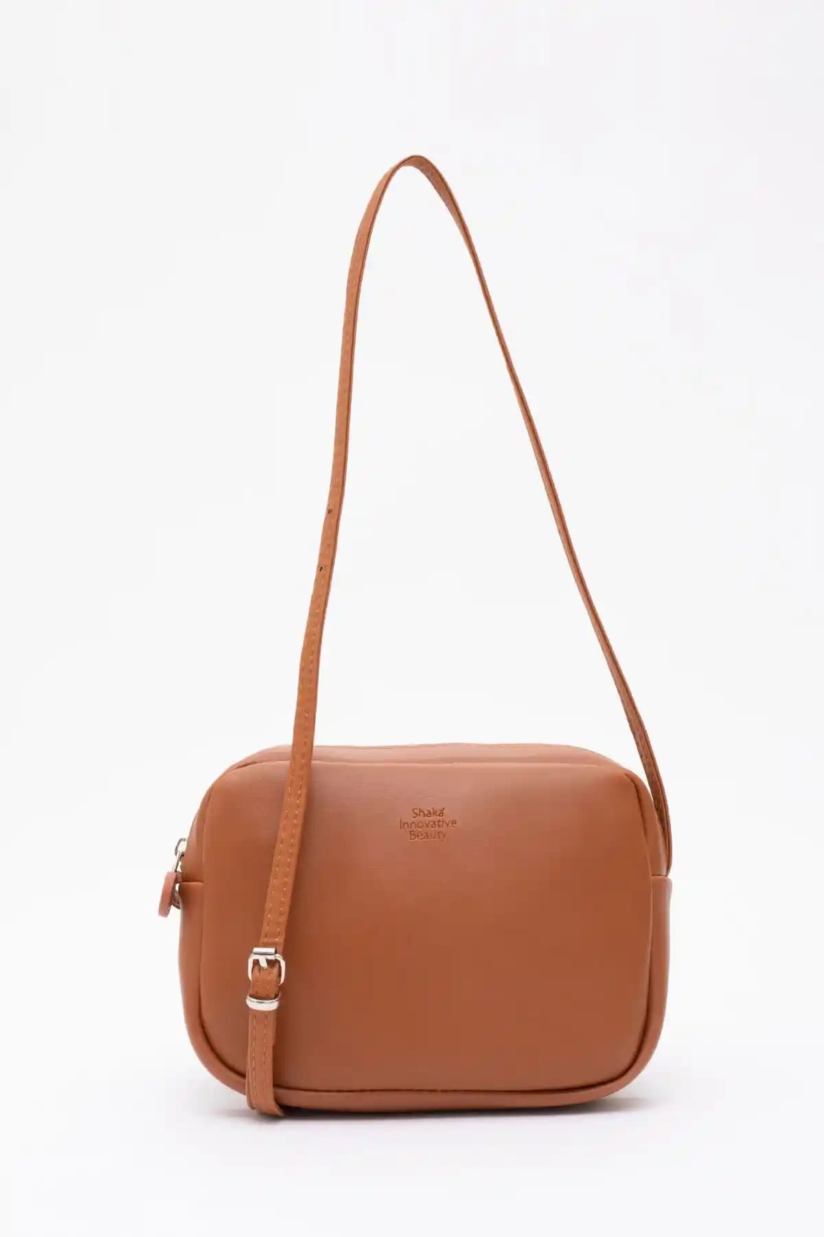 Shaka Taba U23 Kadın Mini Urban Omuz Çantası Modern ve Dayanıklı Tasarım