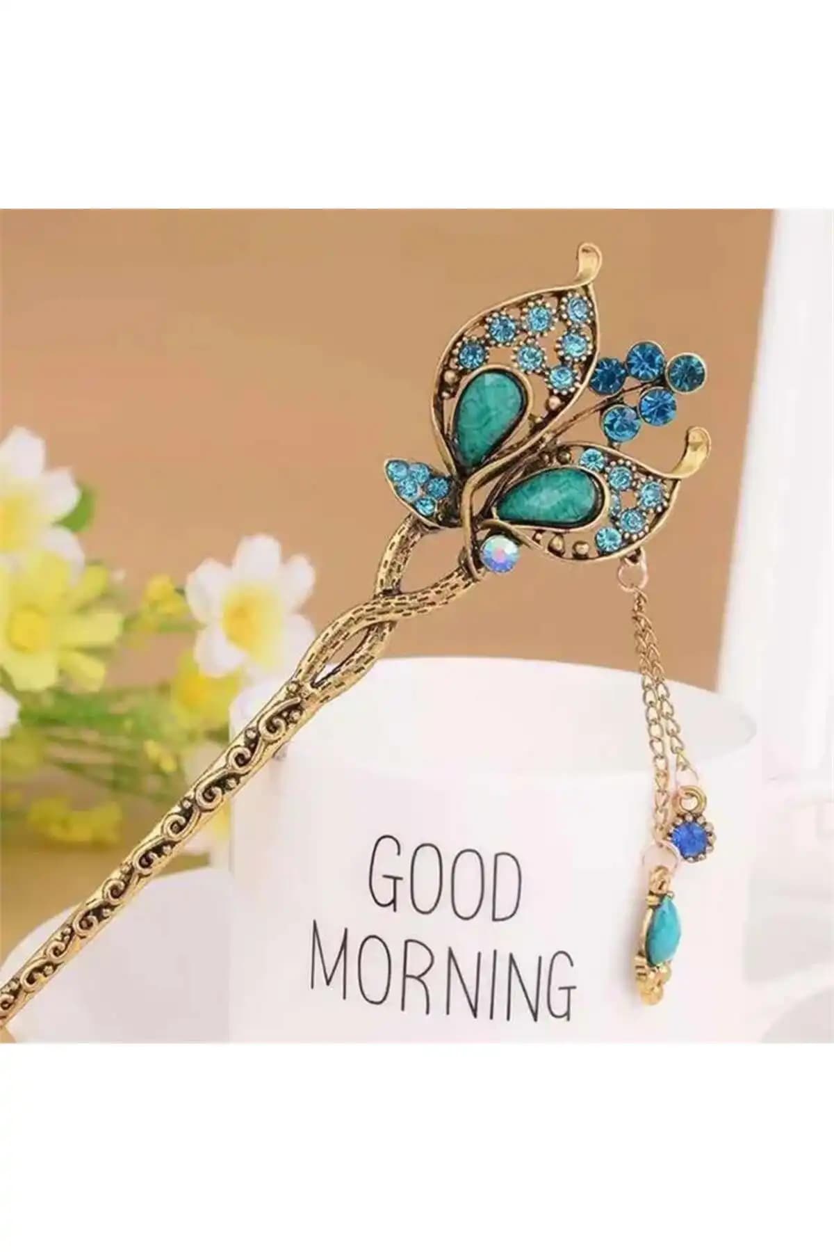 So Much Accessories Taşlı Metal Topuz Tokası: Şıklık ve Dayanıklılığı Bir Arada Sunar