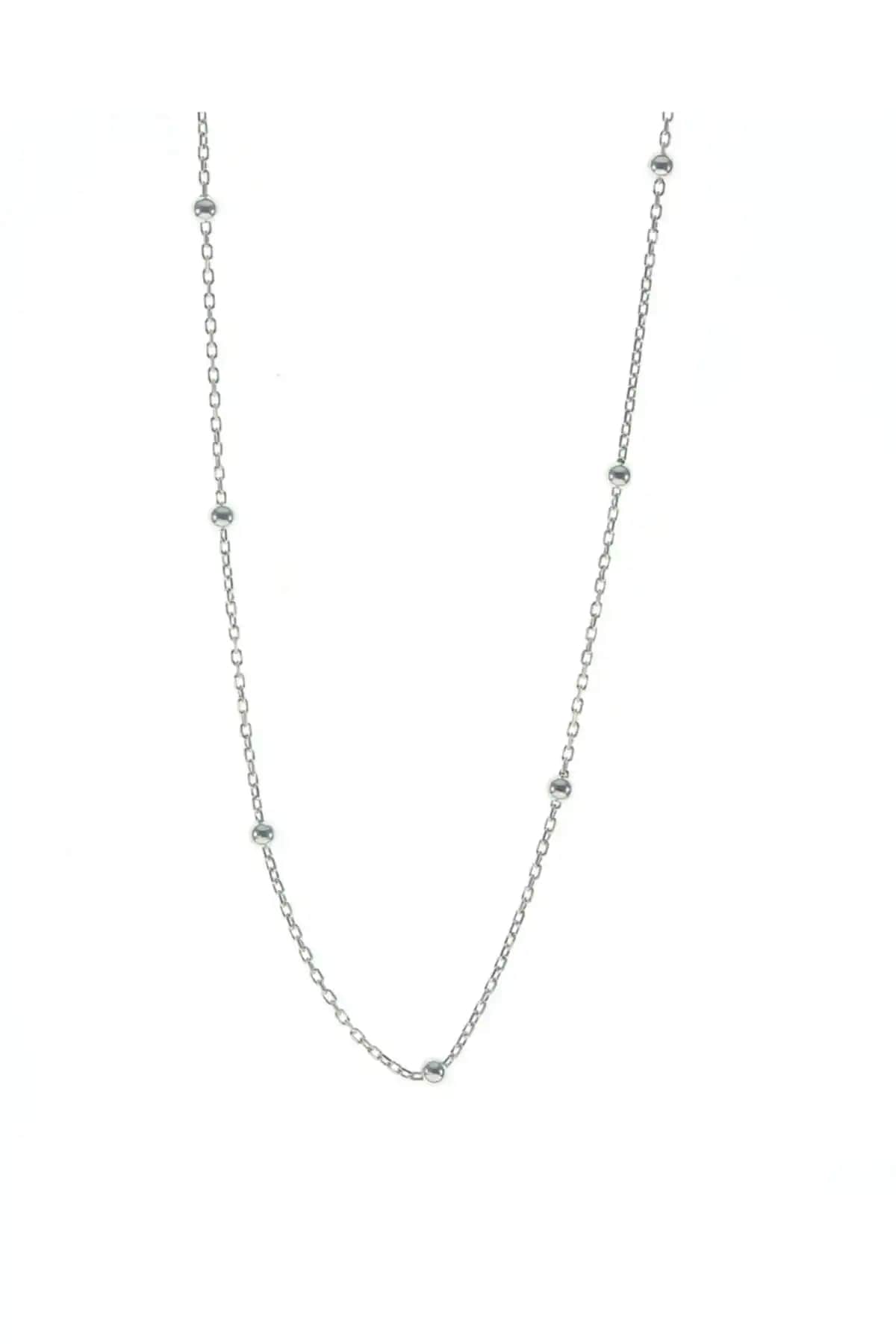 Söğütlü Silver Gümüş 45 Cm Rodyumlu Top Top Zincir ve Gurmet Zincir Karşılaştırması