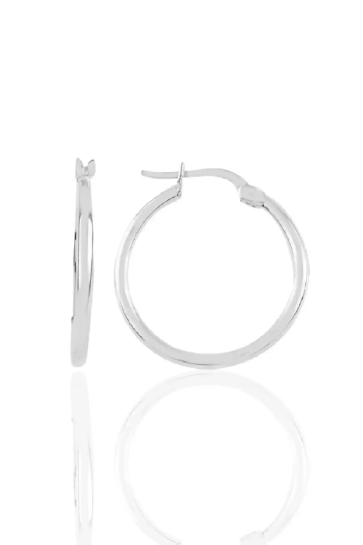 Söğütlü Silver Gümüş Halka Küpe Karşılaştırması: 29 Mm Şarnel ve 5 Mm Kalın Modeller