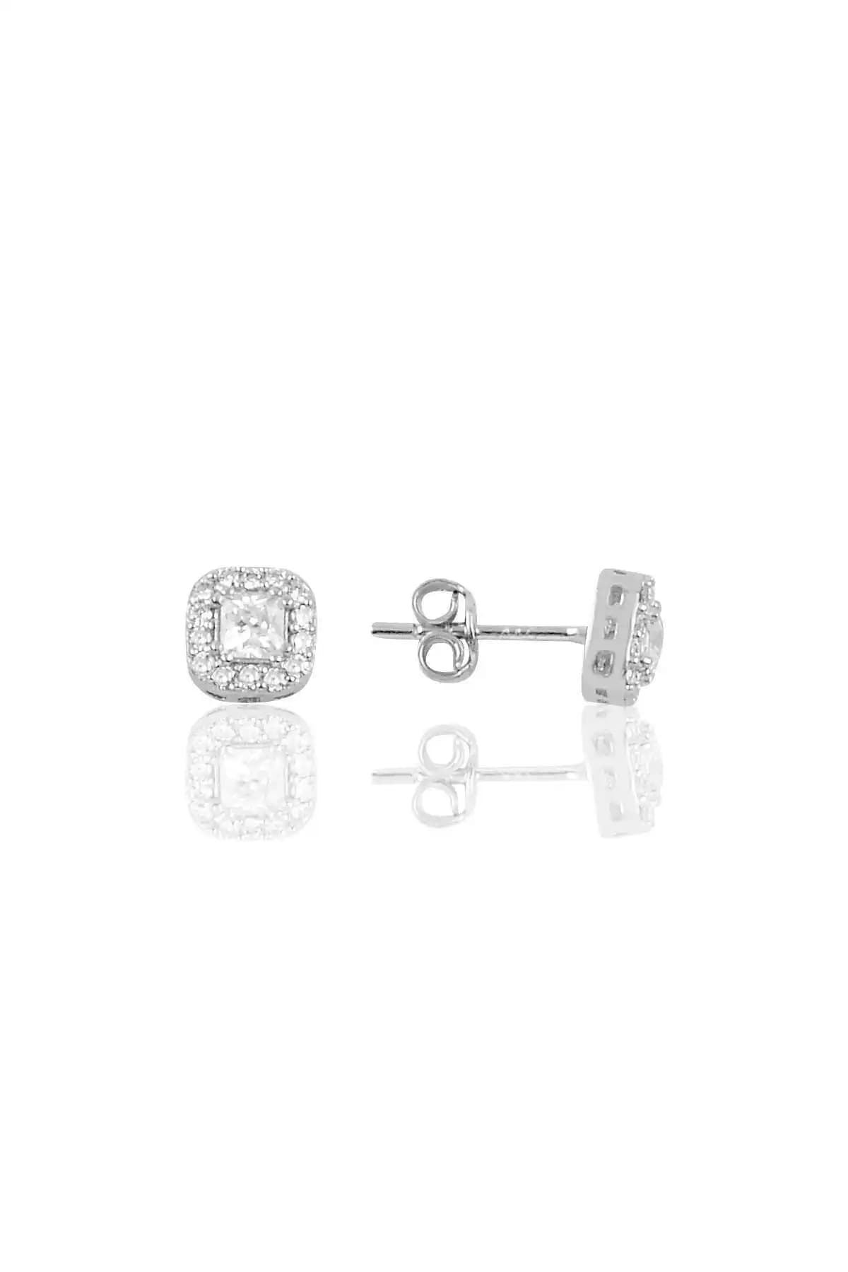 Söğütlü Silver Gümüş Rodyumlu ve Rose Altın Mini Tek Taş Küpe Karşılaştırması 1