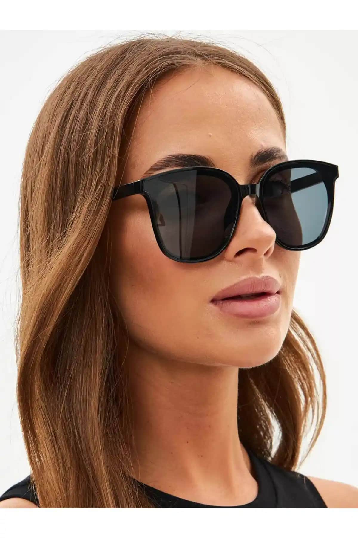 STAOOM İç Cam Tasarım Kadın Güneş Gözlüğü UV400 Koruma ve Modern Tasarım