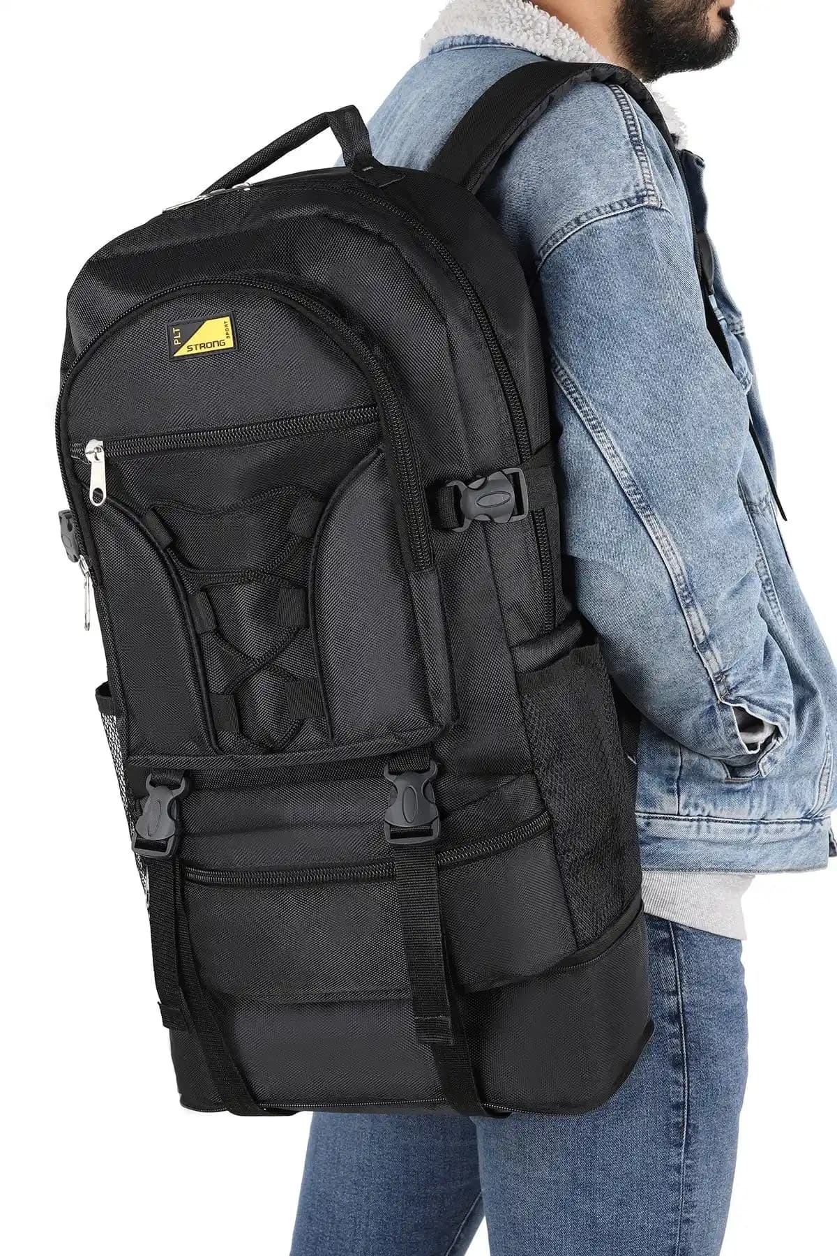 Strong Bag Büyük Boy Körüklü Dağcı Kamp Sırt Çantası Dayanıklı ve Geniş Hacimli Tasarım