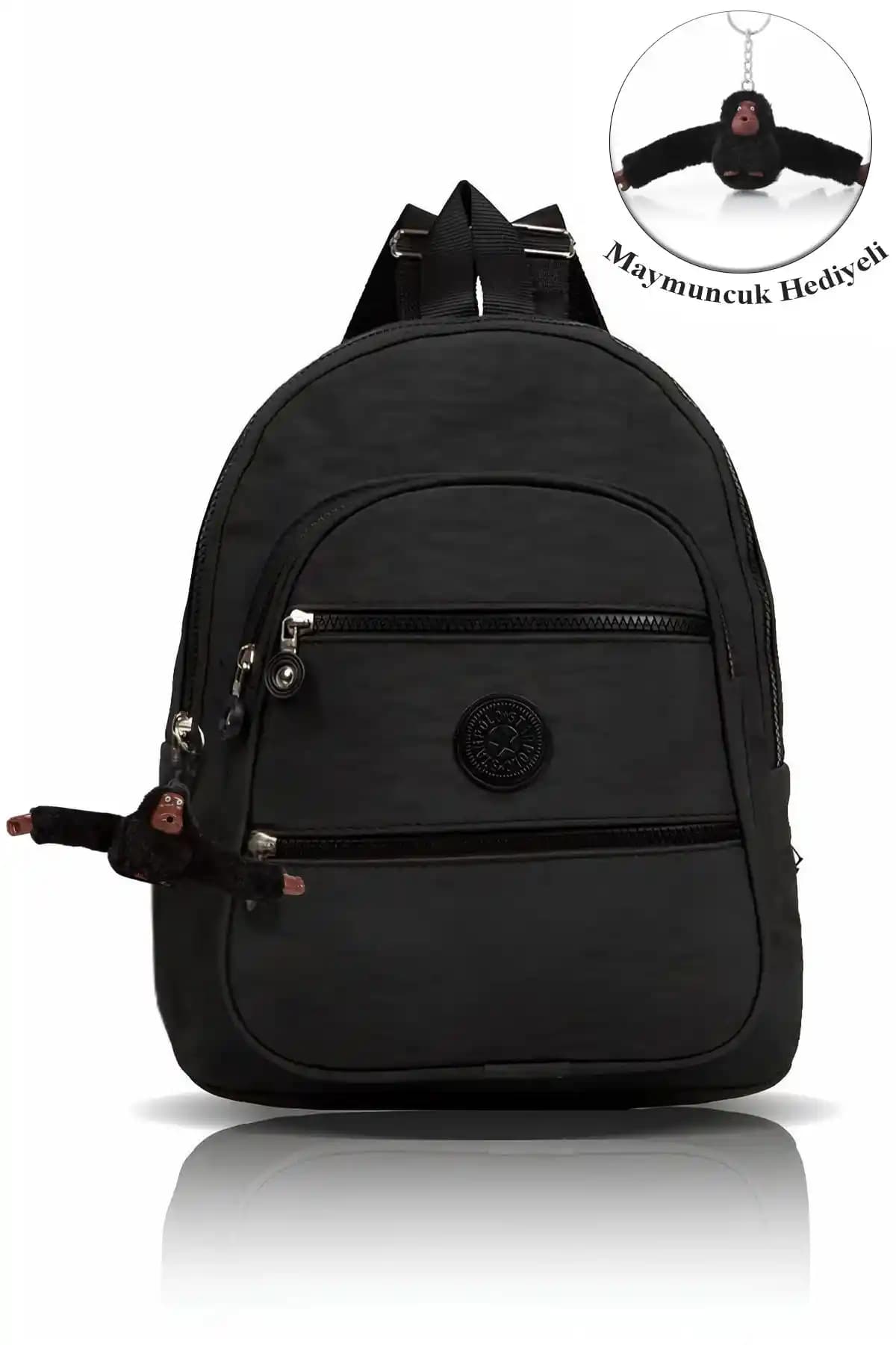 Su Geçirmez Unisex Siyah Okul Sırt Çantası Modern ve Fonksiyonel Tasarım
