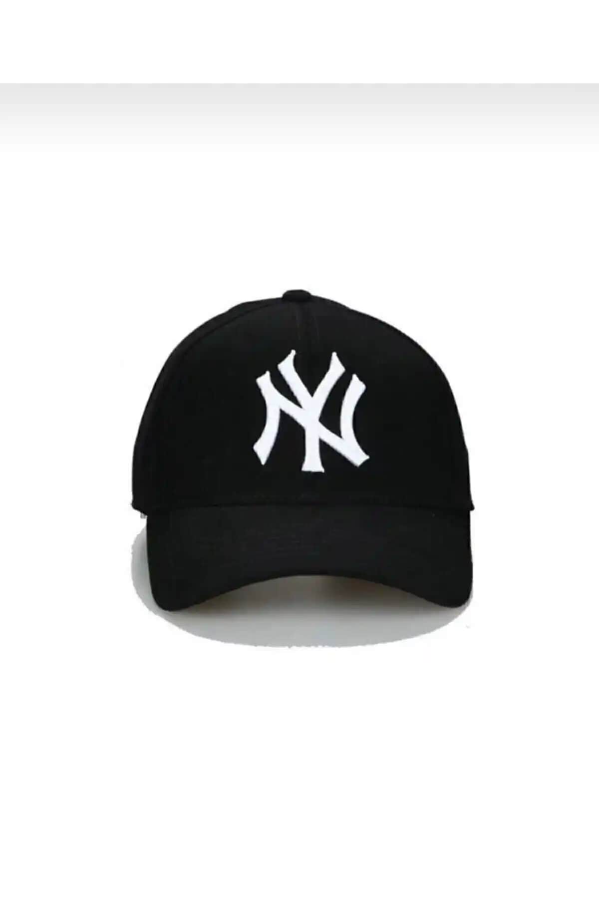 Suyutti Kostan Siyah NY New York Unisex Şapka Modern ve Şık Tasarım