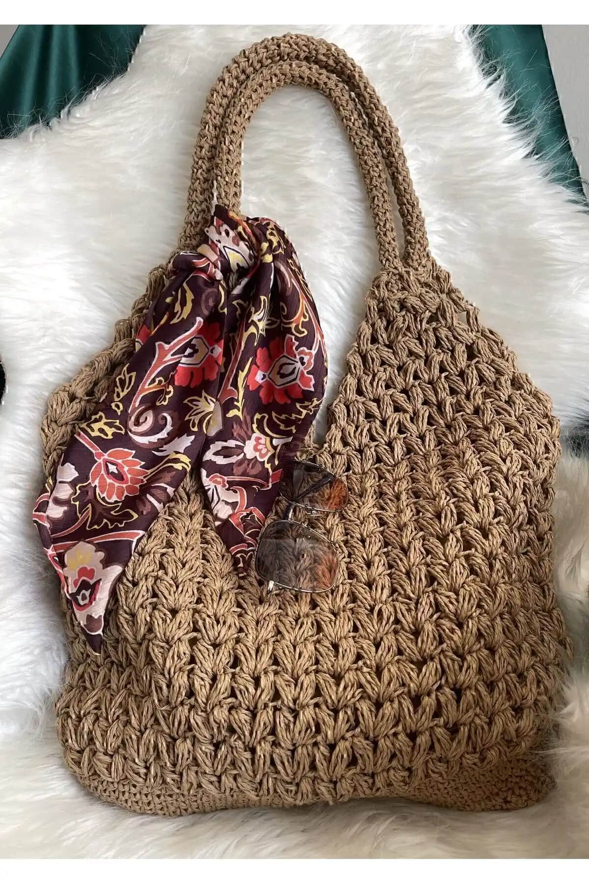 Symaslandesign Astarlı Hasır Çanta Günlük Kullanım İçin Şık ve Sürdürülebilir Bir Seçenek