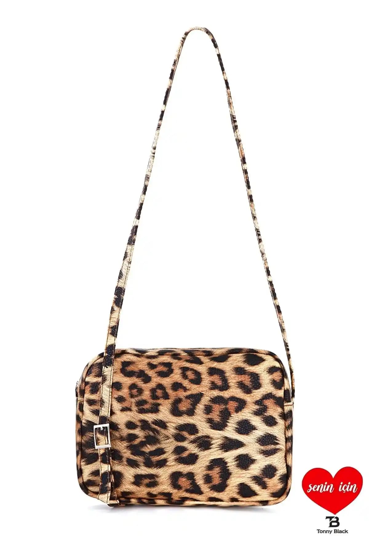 Tonny Black Kadın Leopar Desenli Mini Urban Çapraz Askılı Çanta İnceleme ve Kullanım Rehberi