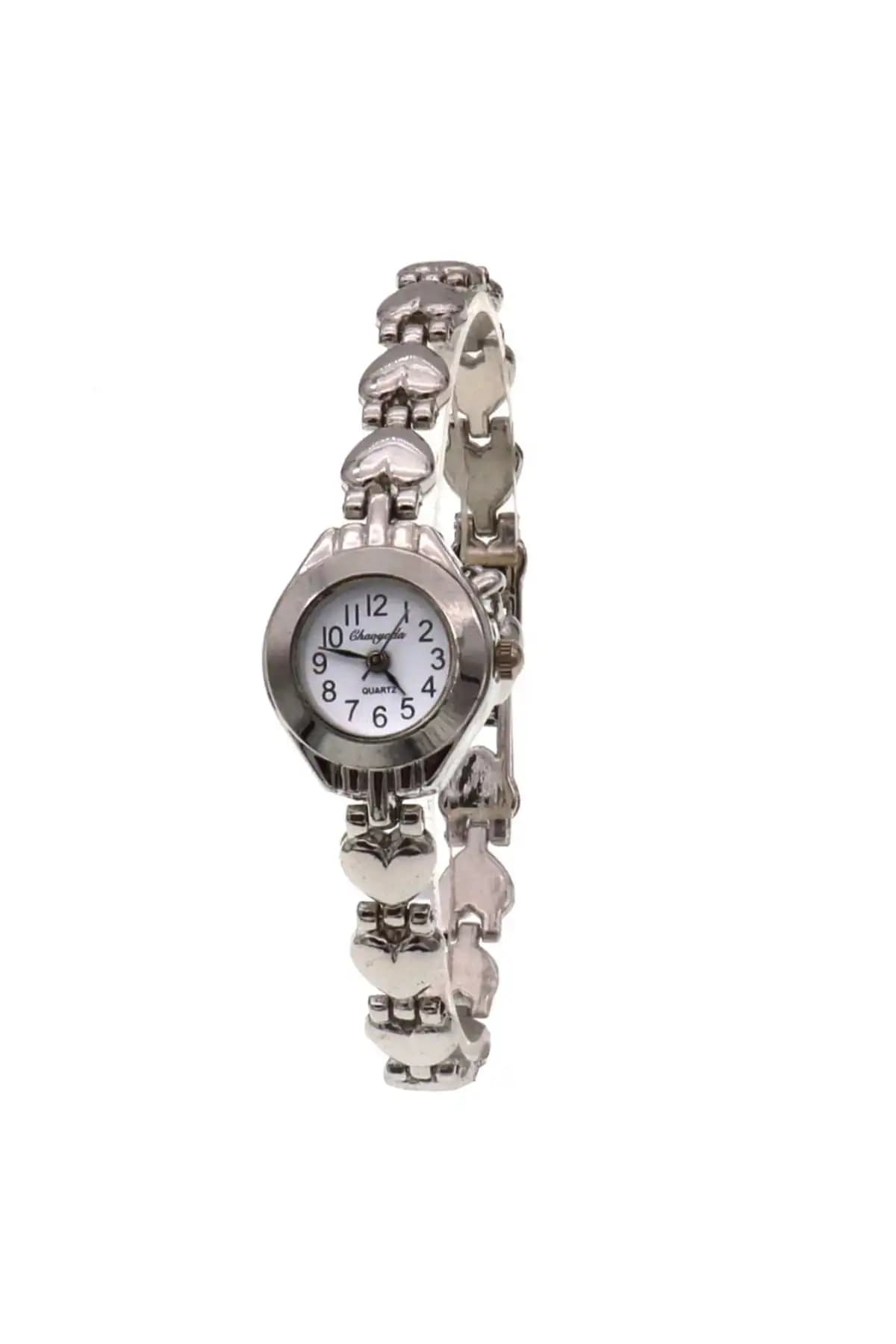 Toz Vintage Kalpli Yuvarlak Metal Retro Saat Şık ve Dayanıklı Tasarım