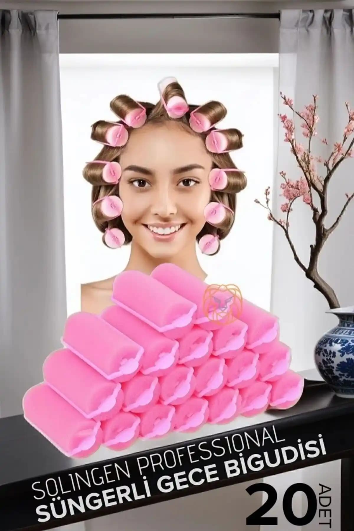 Transformacion Süngerli Gece Bigudisi 3 Cm 20 Adet Saç Hacmi ve Dalga Yaratıcı