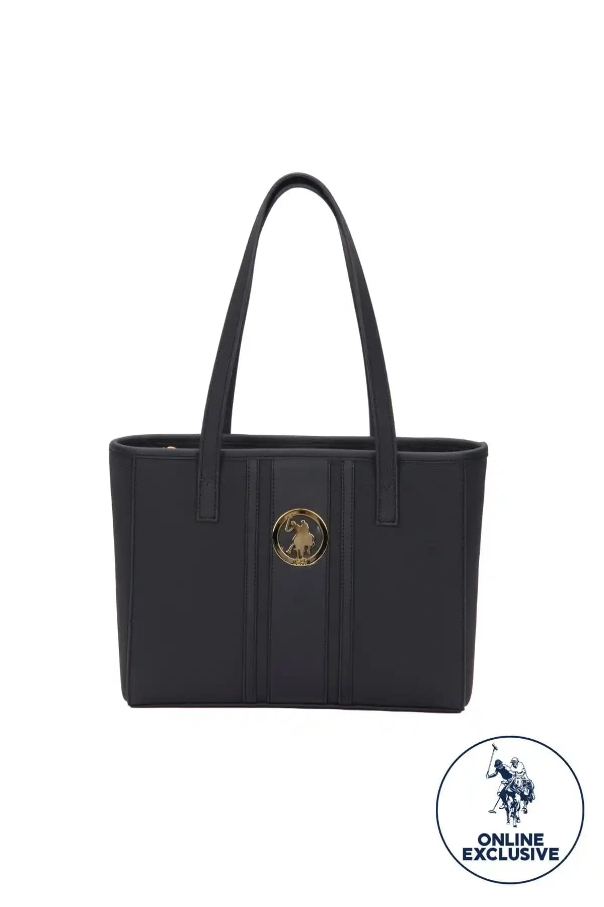 U.S. Polo Assn. Siyah Kadın Omuz Çantası Günlük ve Şık Kullanım İçin Uygun