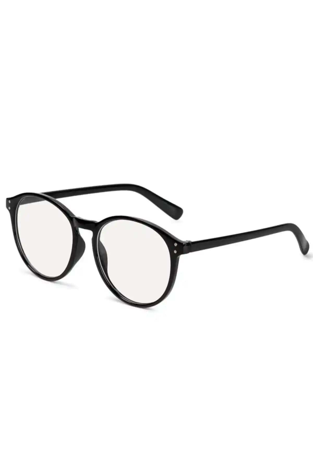 Unisex Mavi Işık Koruyucu Siyah Çerçeveli Gözlük Ekran ve Okuma Gözlüğü Tasarımı