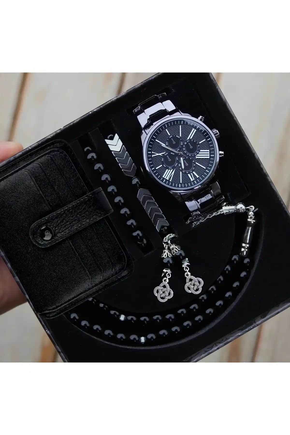 Wesscollection Çok Fonksiyonlu Erkek Aksesuar Seti Modern Tasarım ve Dayanıklılık