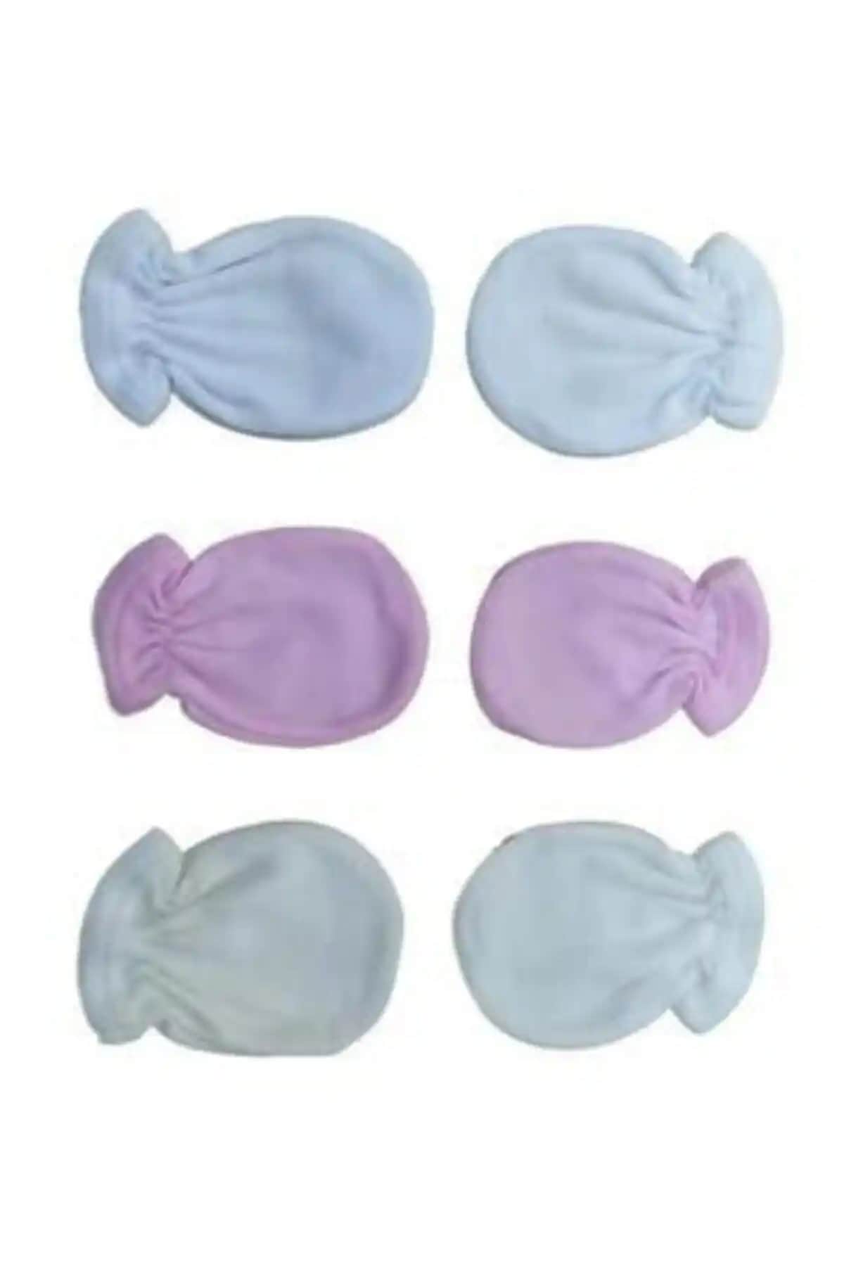 Yüksek Kaliteli Unisex Bebek Eldivenleri Pembe ve Beyaz Renk Seçenekleri ile Güvenli Kullanım
