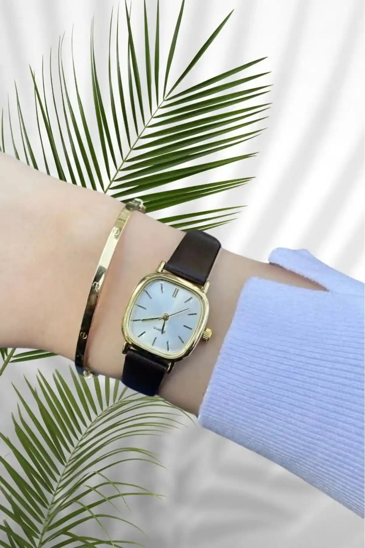 Zzla Kadın Vintage Minimal Kahverengi Kol Saati: Şıklık ve Dayanıklılığın Buluşması