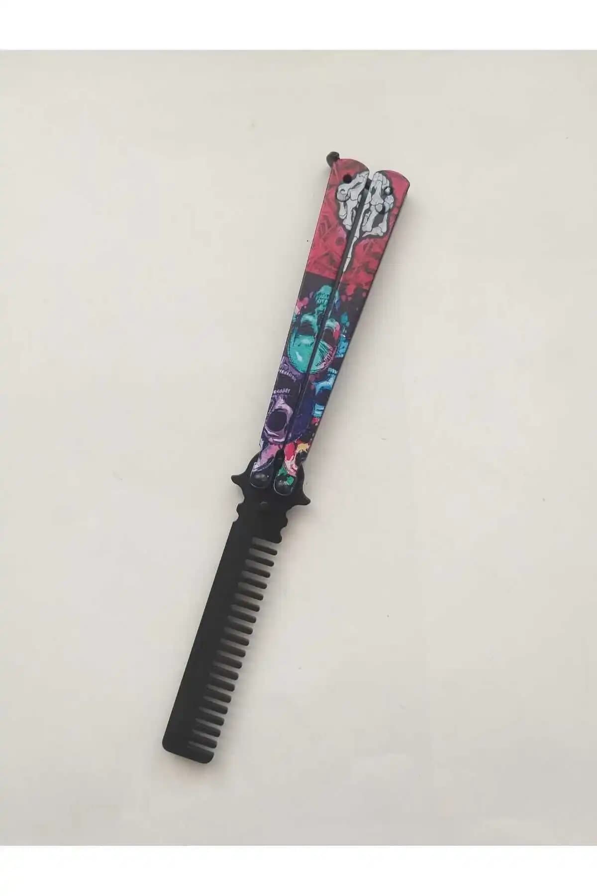 BİHOAVM Kelebek Bıçak Tarak ve Tactical Line Metal Kelebek Tarak Karşılaştırması 2