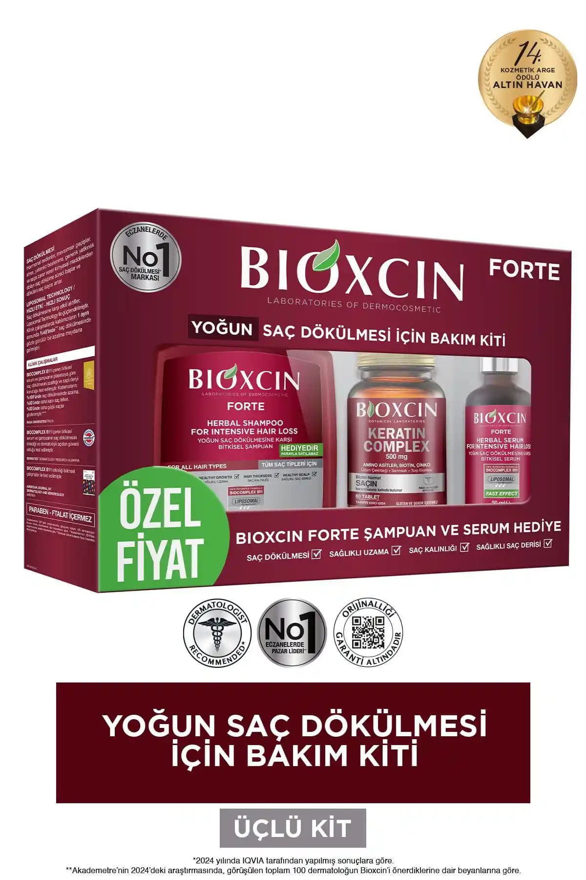 Bioxcin Forte Yoğun Bakım Kiti ve Bitkisel Serum Karşılaştırması Saç Dökülmesine Çözüm Arayanlar İçin