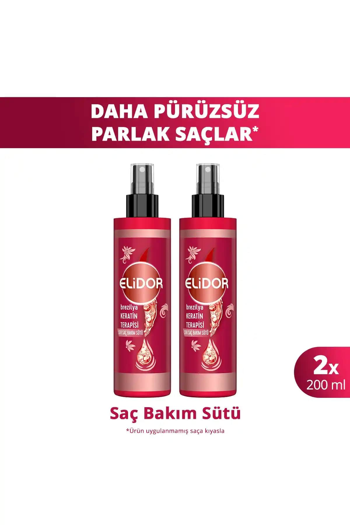Elidor Sıvı Saç Bakım Sütü ve ORBIFRESH Keratin Bakım Sütü Karşılaştırması