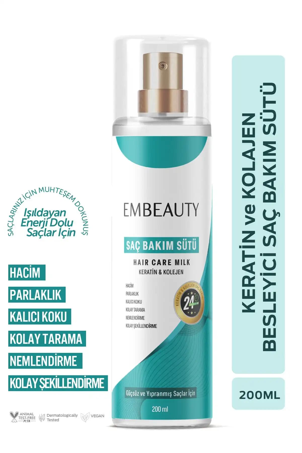 Embeauty ve Rise and Shine Keratin Kolajen Saç Bakım Sütleri Karşılaştırması 1