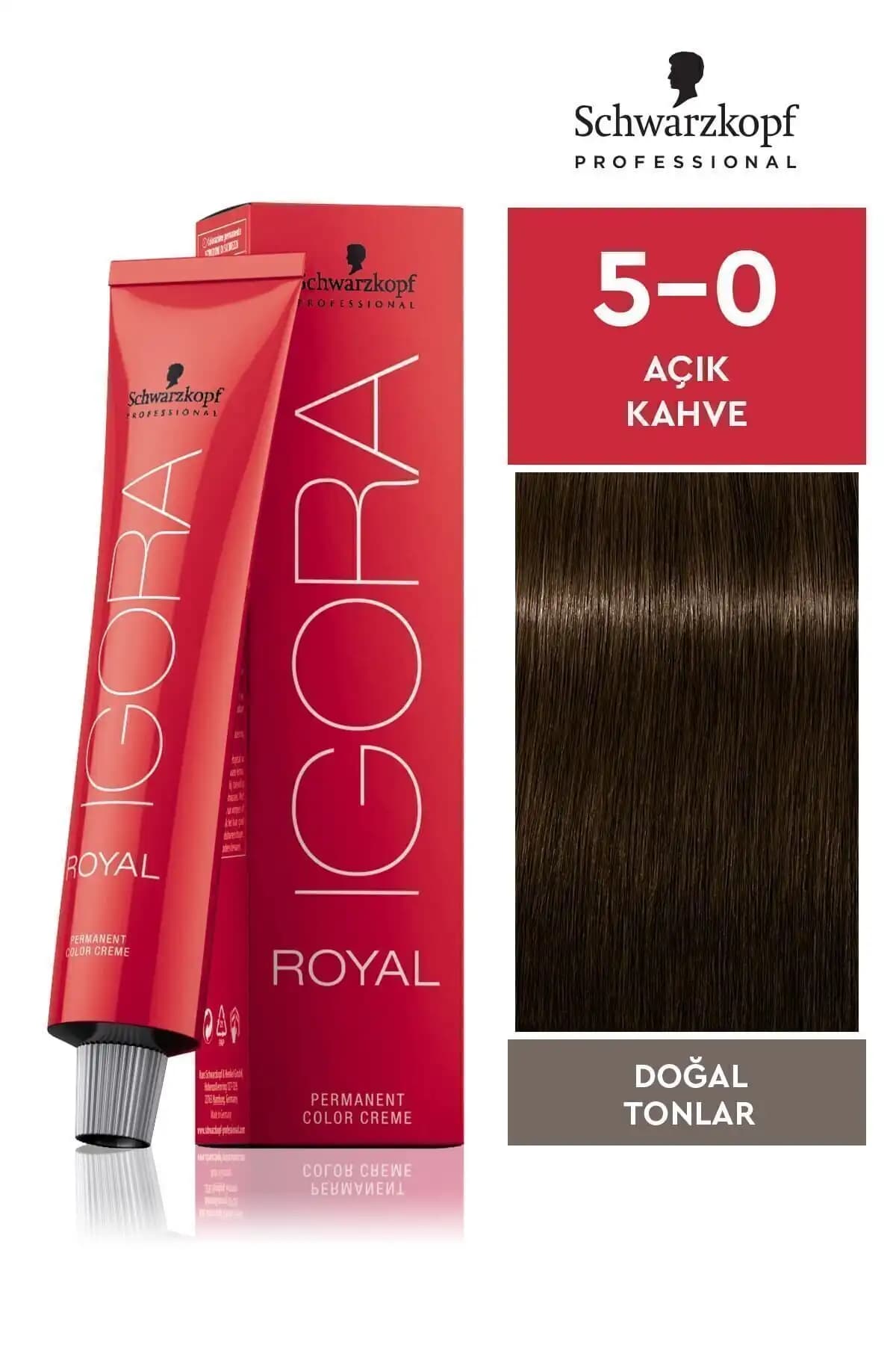 Igora Oksidan Krem %6 ve Igora Royal Açık Kahve Saç Boyası Karşılaştırması 2