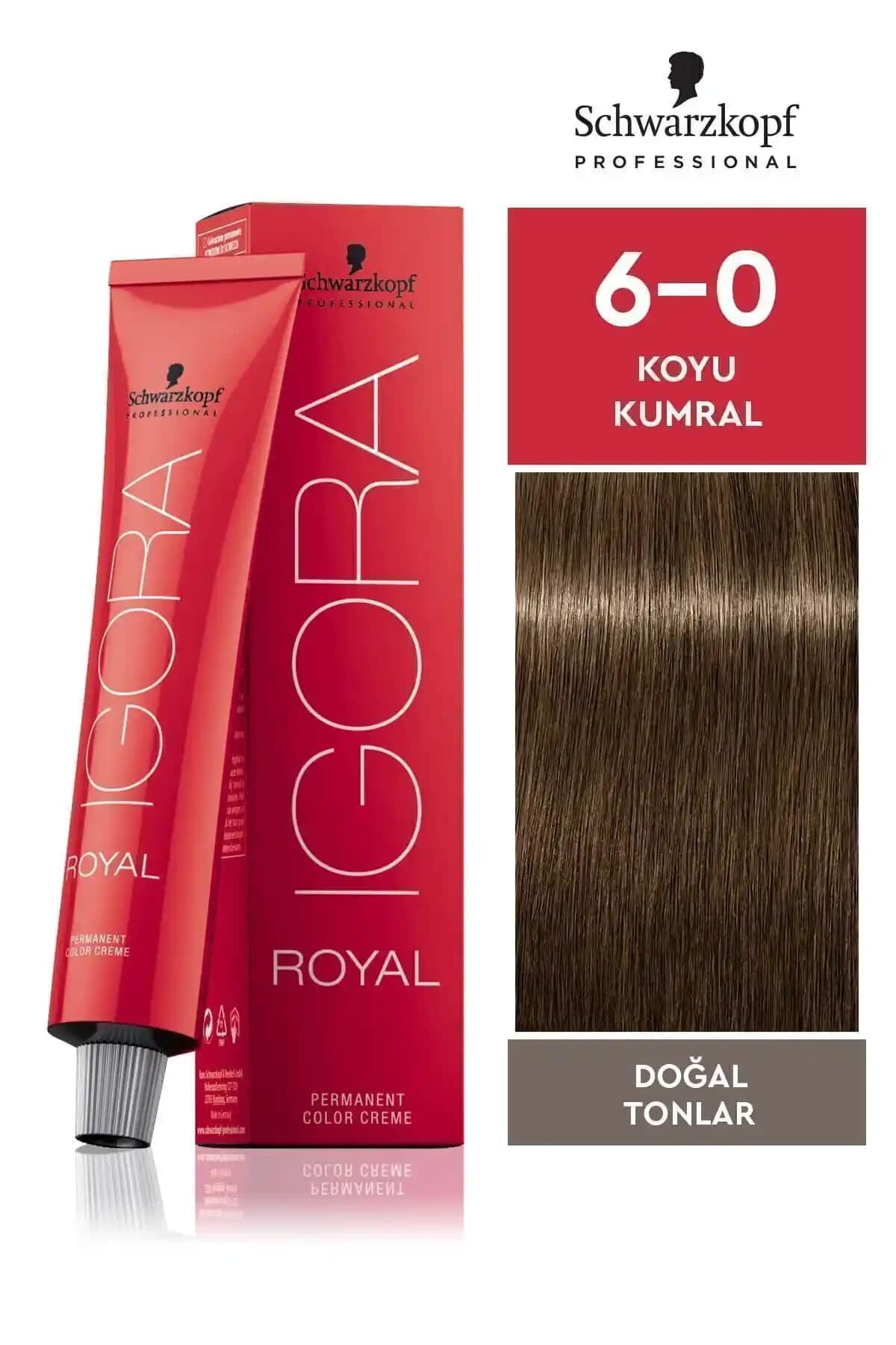 Igora Royal Doğal ve Küllü Tonlar Karşılaştırması: Koyu Kumral ve Küllü Kumral Renk Seçenekleri
