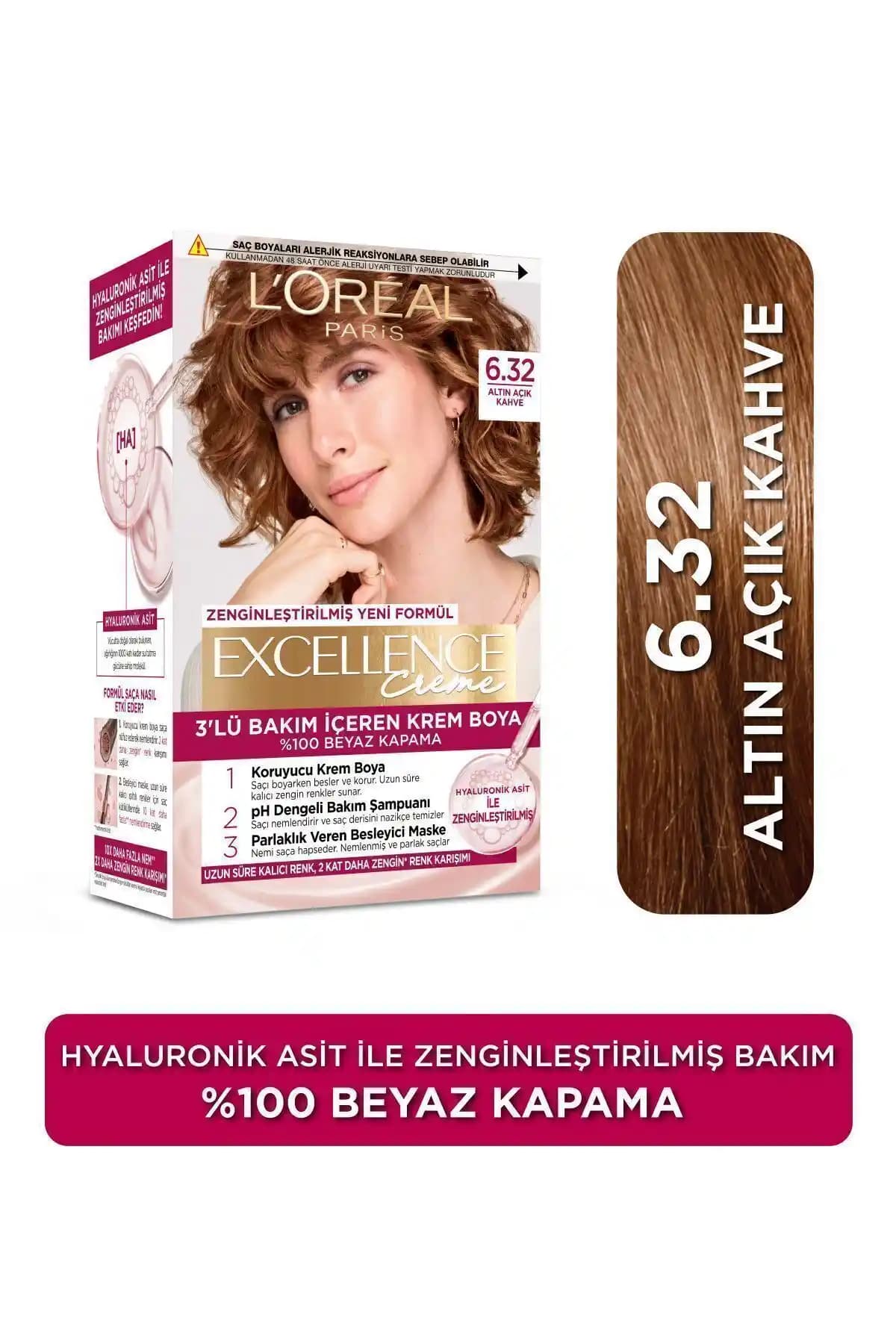 L'Oreal Paris Excellence Creme Saç Boyası 6.32 ve 6.41 Karşılaştırması ve Özellikleri