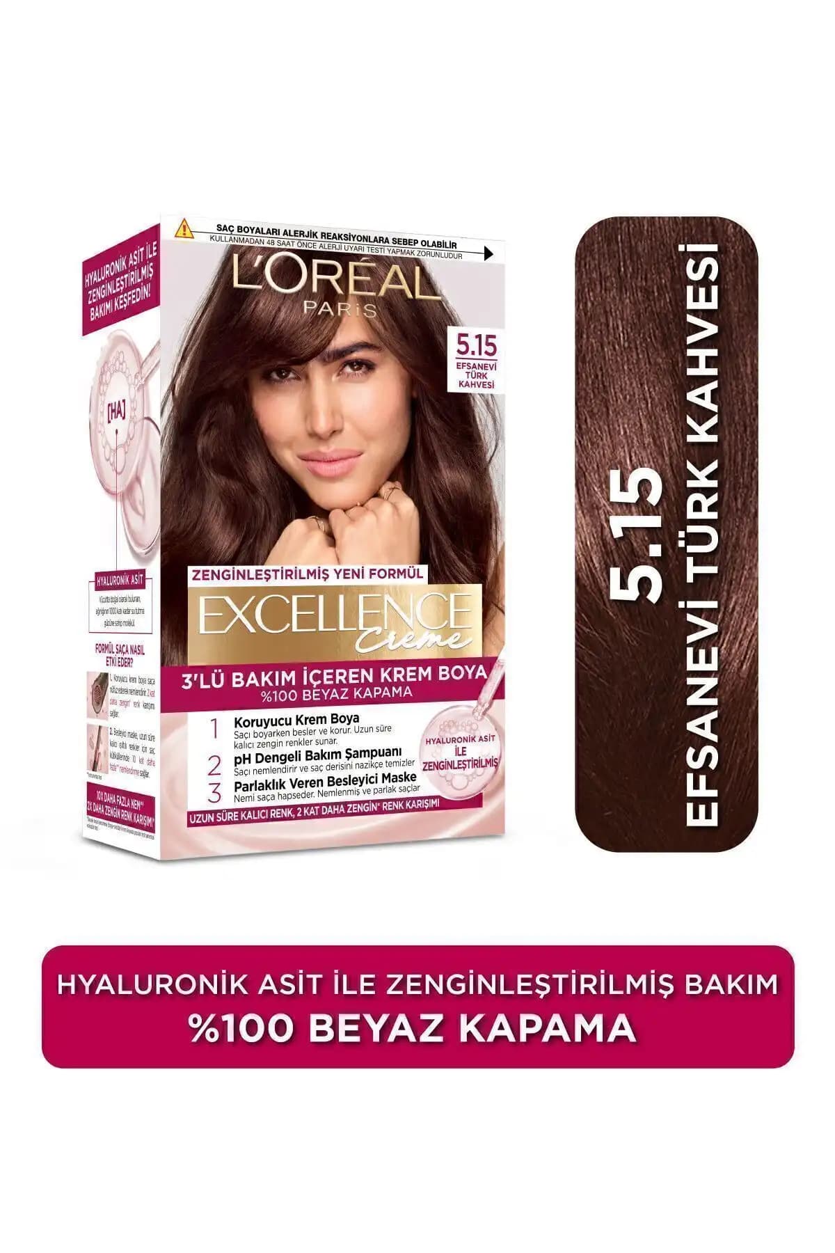 L'Oreal Paris Excellence Creme Saç Boyası Karşılaştırması: 5.15 ve 6.35 Tonları Özellikleri 1