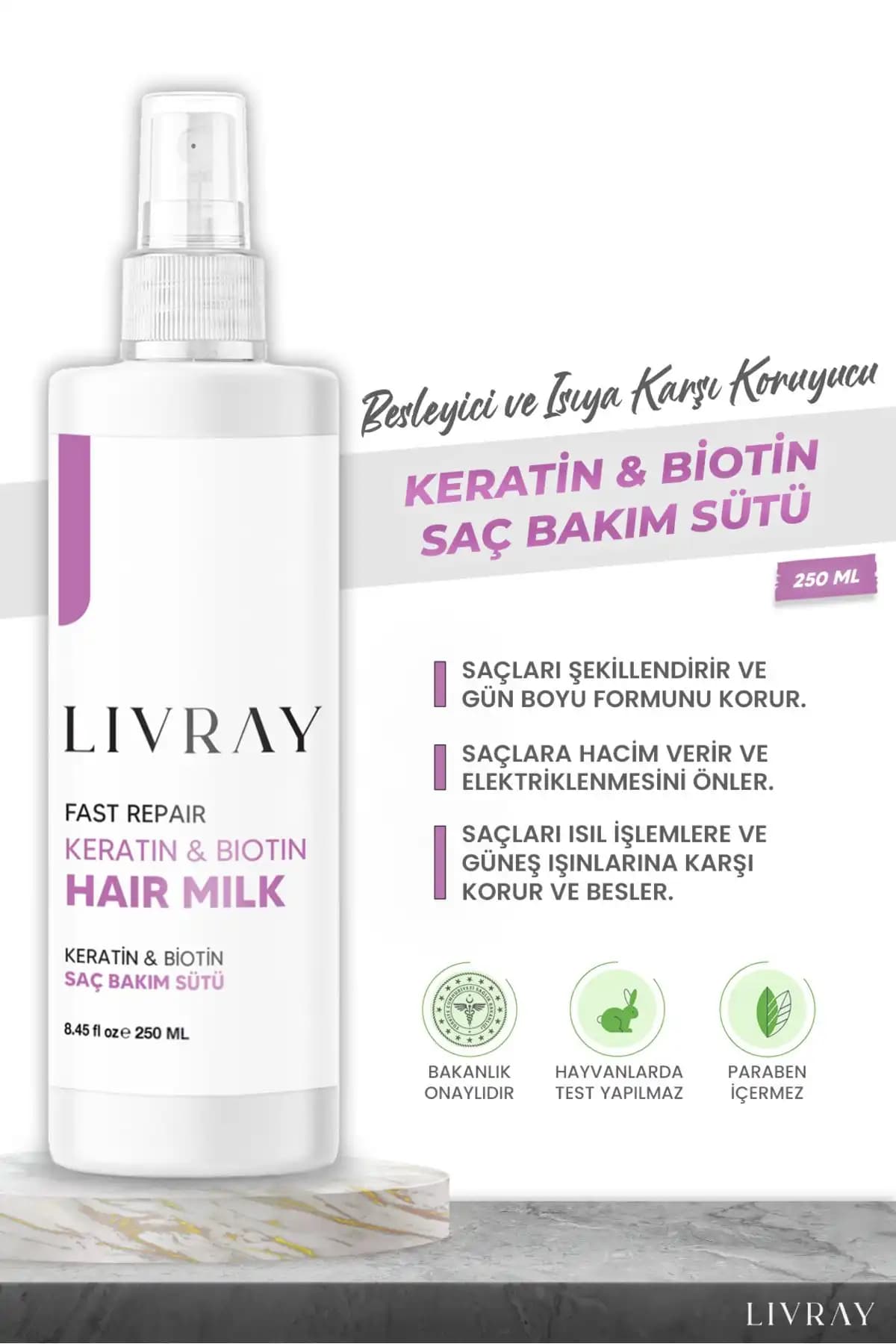 Livray Hızlı Uzama Spreyi ve Keratinli Saç Bakım Sütü Karşılaştırması ve Kullanım İpuçları 2