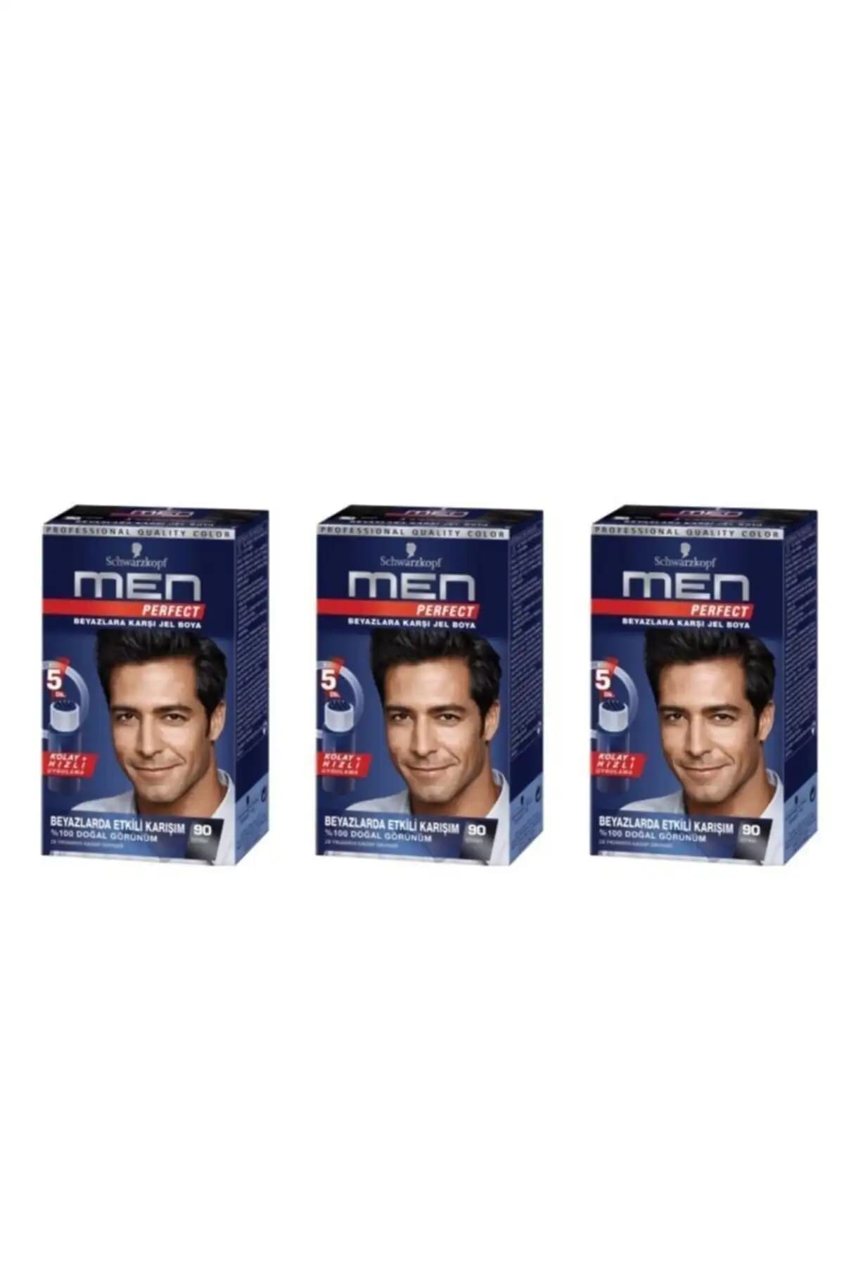 Men Perfect Saç Boyası 80 ve Schwarzkopf Men Perfect 90 Karşılaştırması 2