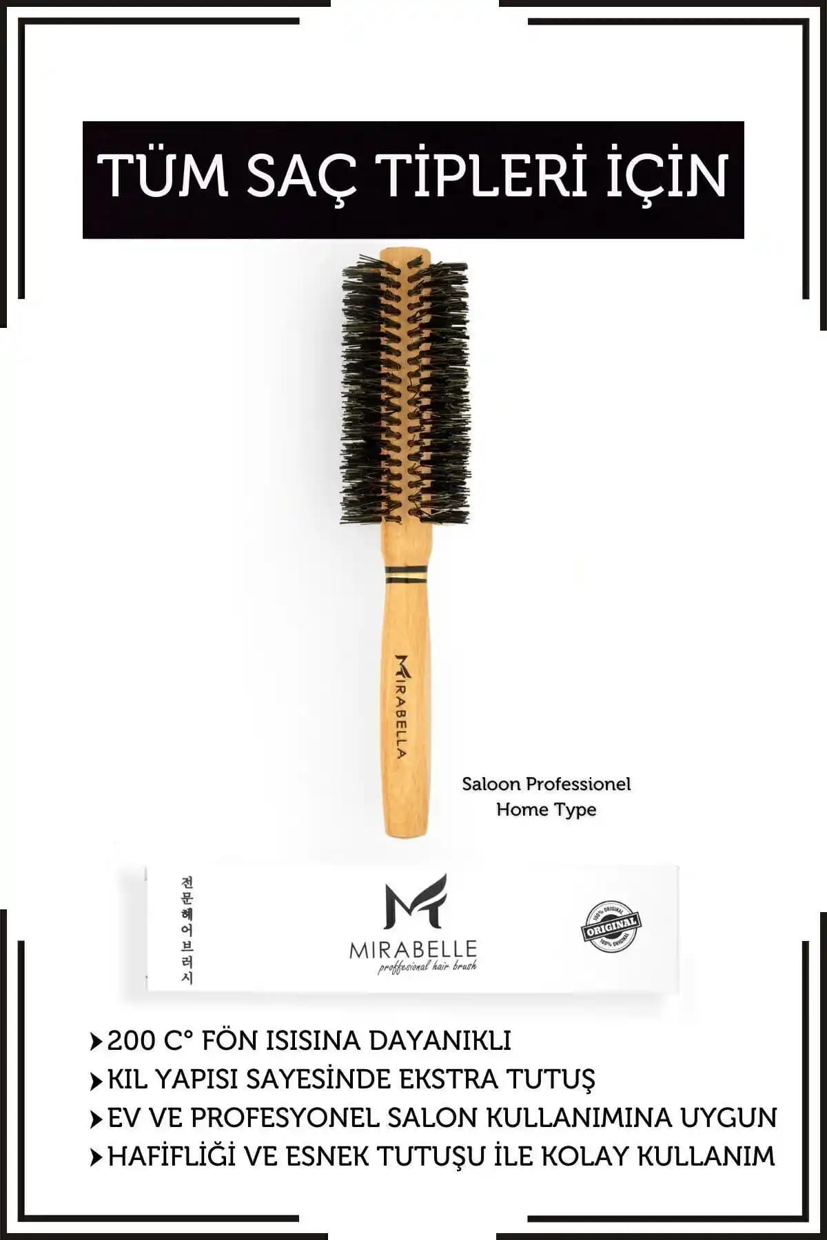 Mirabelle Fön Fırçası Karşılaştırması: Doğal At Kılı ve Yanmaz Erkek Saç Fırçası Özellikleri
