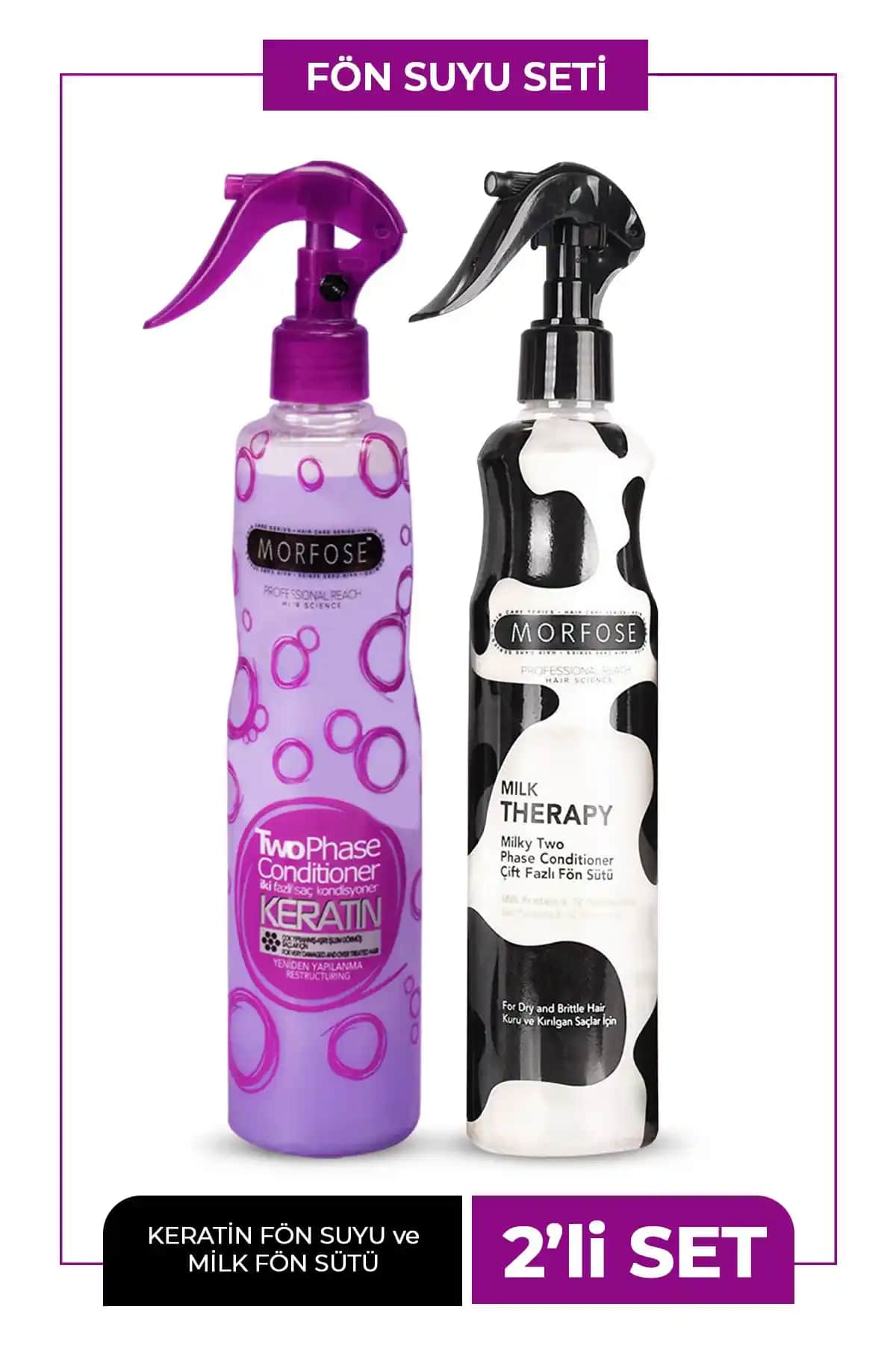 Morfose Çift Fazlı Fön Suyu Keratin ve Kolajen Karşılaştırması