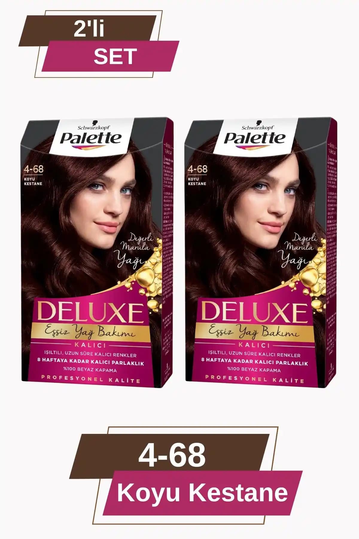 Palette Deluxe 4-68 ve 5-68 Koyu Kestane Ürünlerinin Detaylı Karşılaştırması