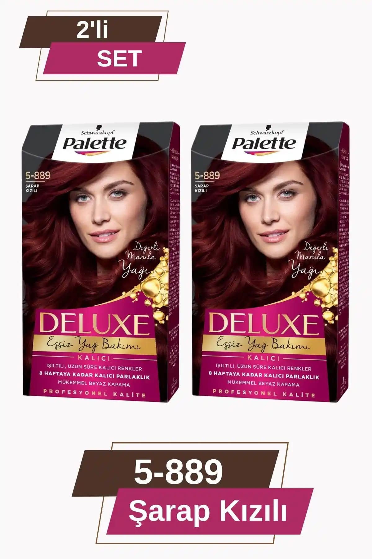 Palette Deluxe 5-889 ve Palette Göz Alıcı Renkler 6-88 Karşılaştırması: Kızıl ve Şarap Tonları Analizi