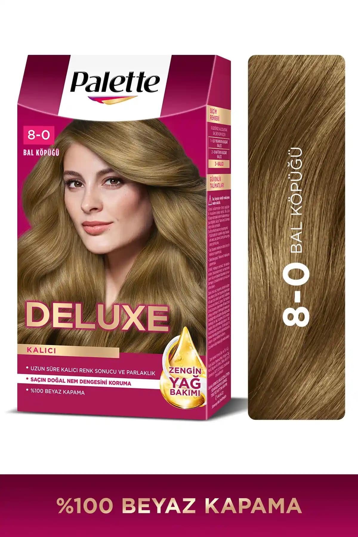 Palette Deluxe 8-0 Bal Köpüğü ve 8-01 Küllü Açık Kumral Saç Boyası Karşılaştırması