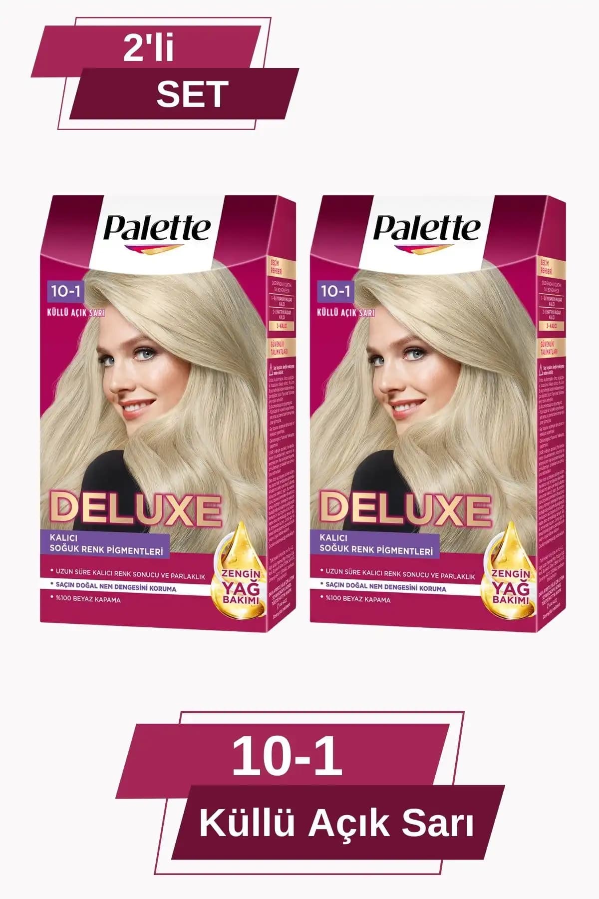 Palette Deluxe ve Palette Göz Alıcı Renkler 10-1 Küllü Açık Sarı Ürünlerinin Karşılaştırması 1