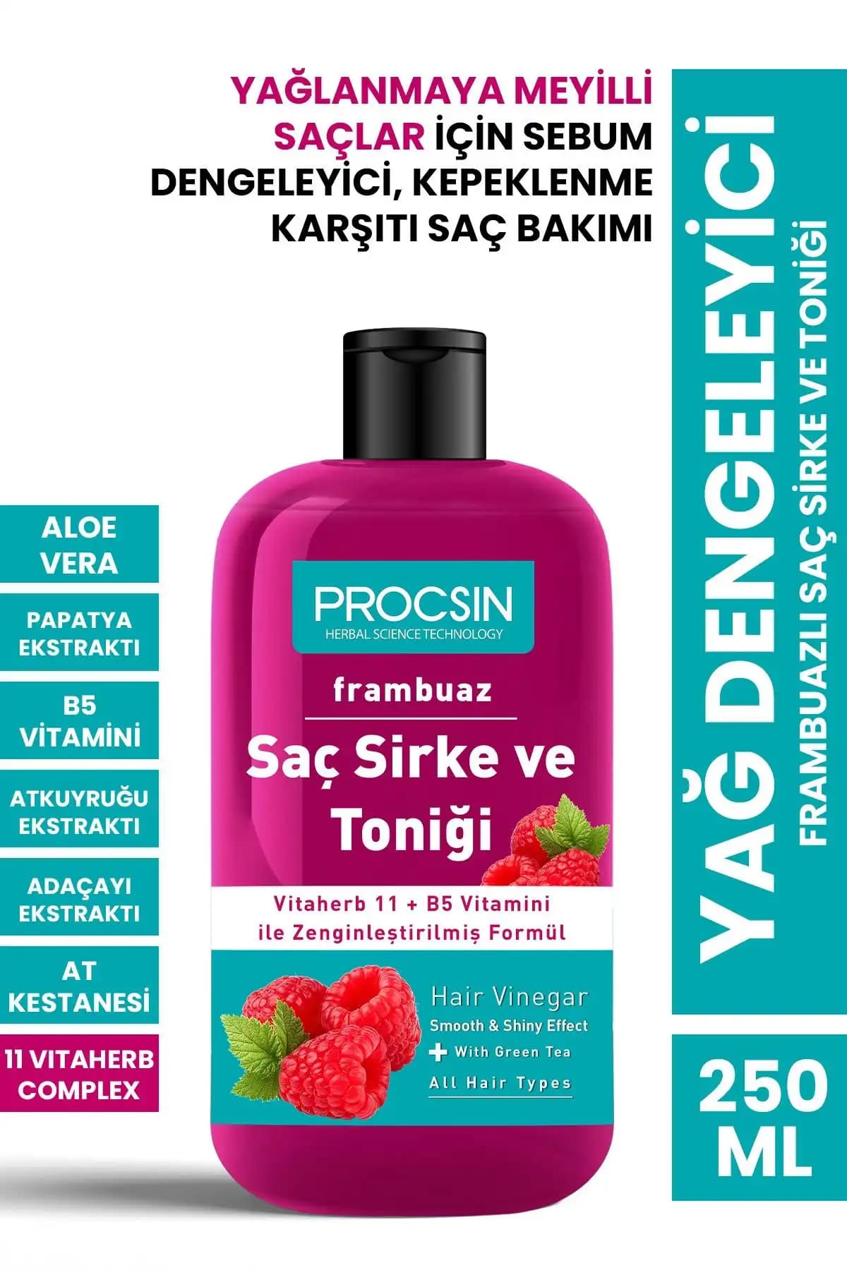 PROCSIN Elmalı ve Frambuazlı Saç Serumu ve Toniği Karşılaştırması 2