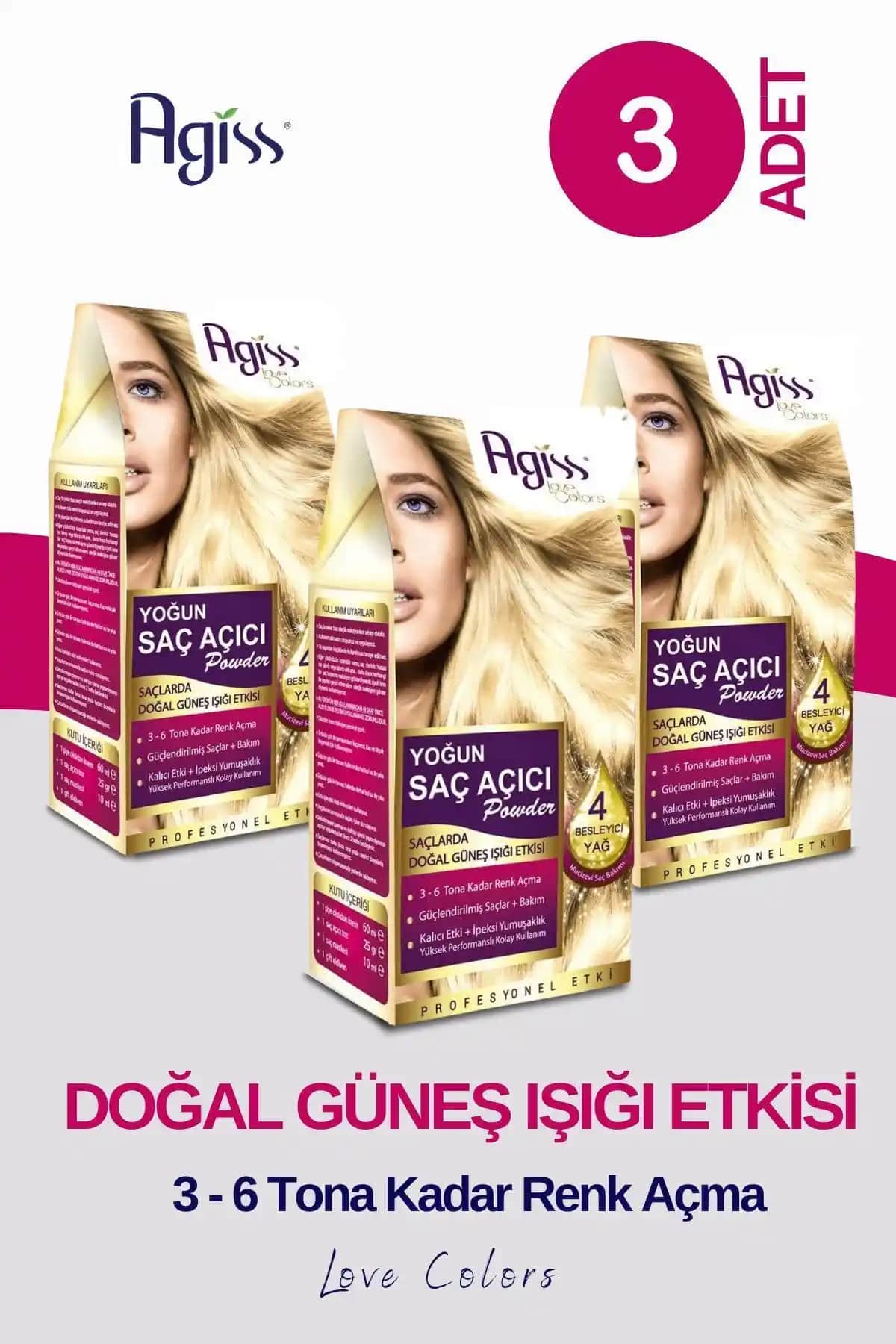 Saç Açıcı Ürünler Karşılaştırması: AGISS Love Colors ve Neva Color 0nevablond Özellikleri