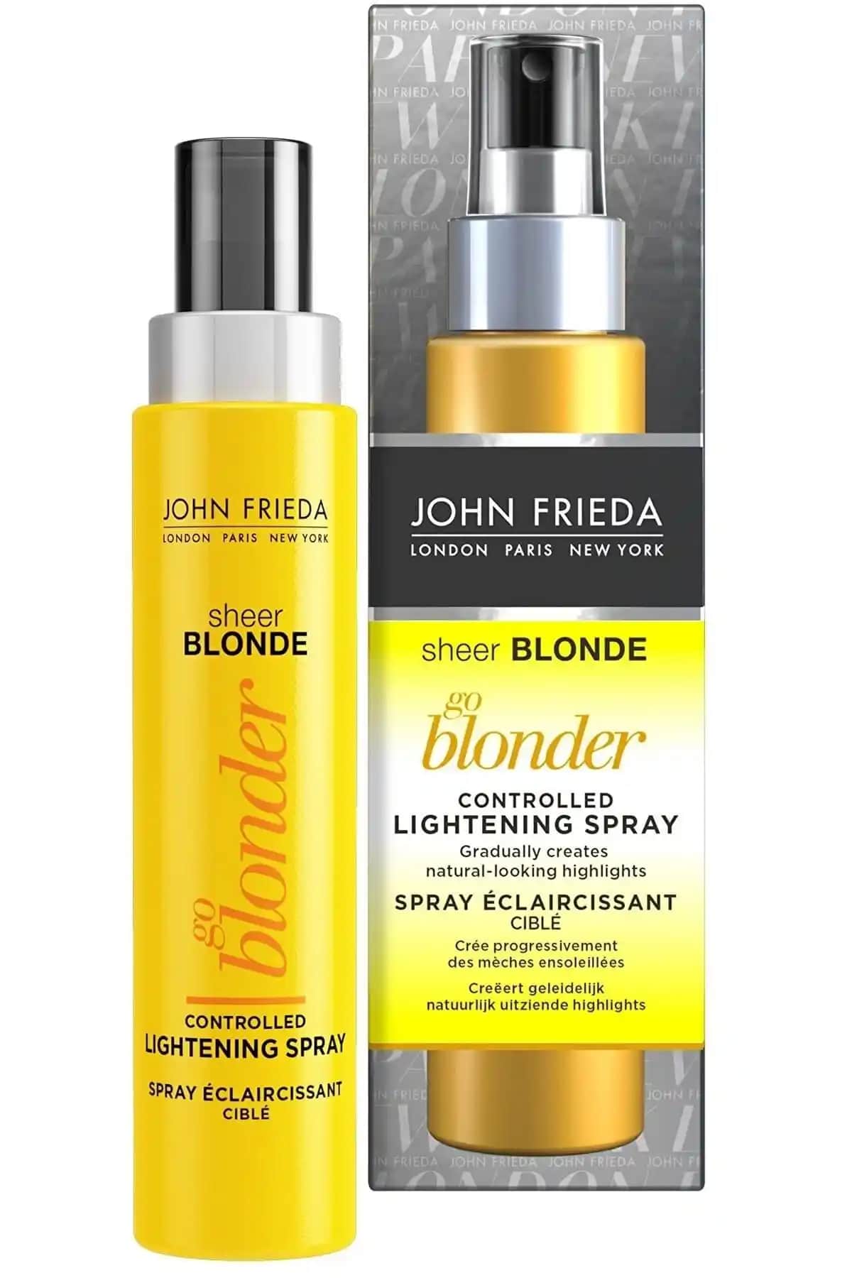 Saç Açıcı Ürünler Karşılaştırması: John Frieda ve L'Oreal Paris Renk Açıcı Jel ve Sprey