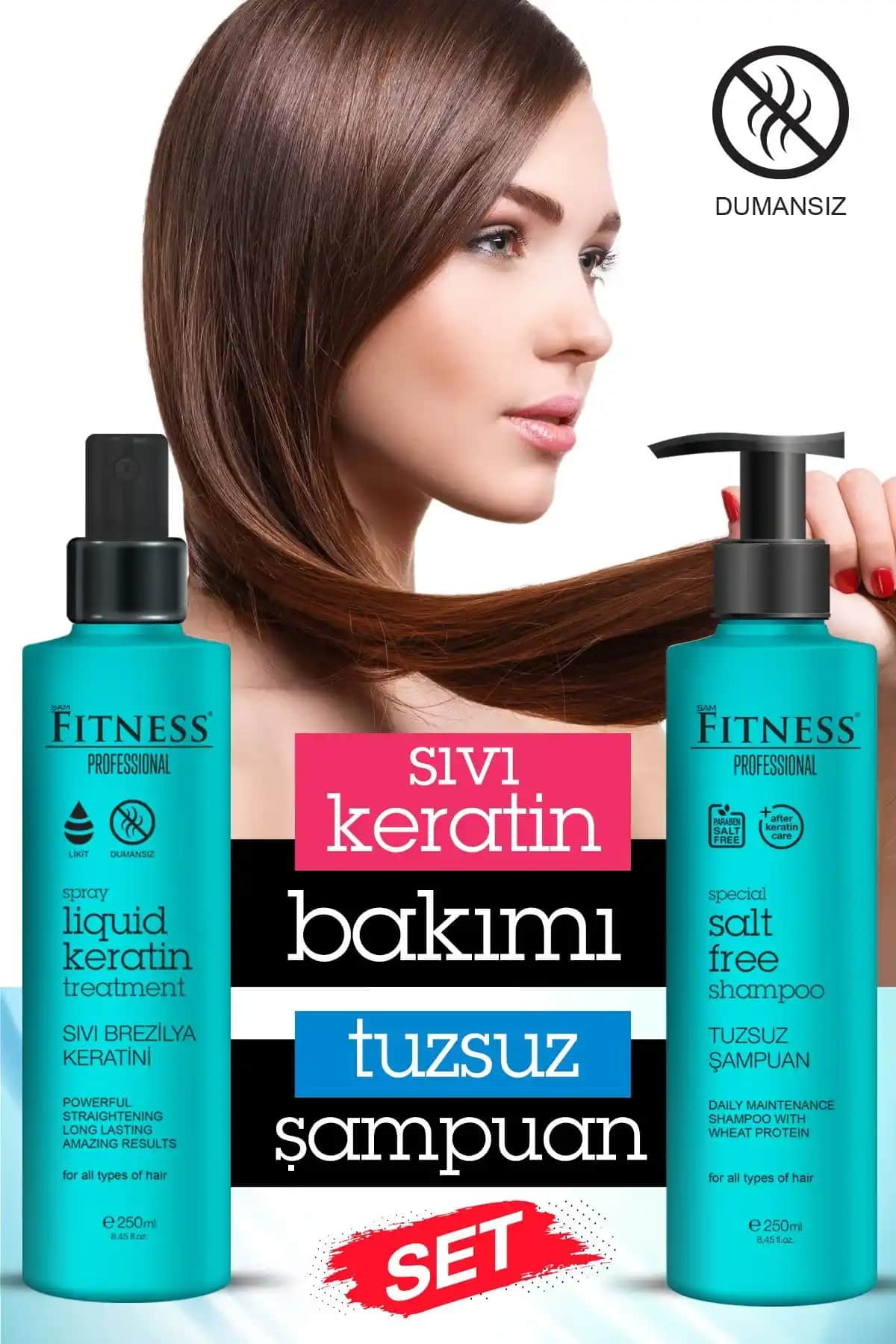Saç Bakımında Fitness Professional Brezilya Fönü ve Keratin Onarıcı Karşılaştırması