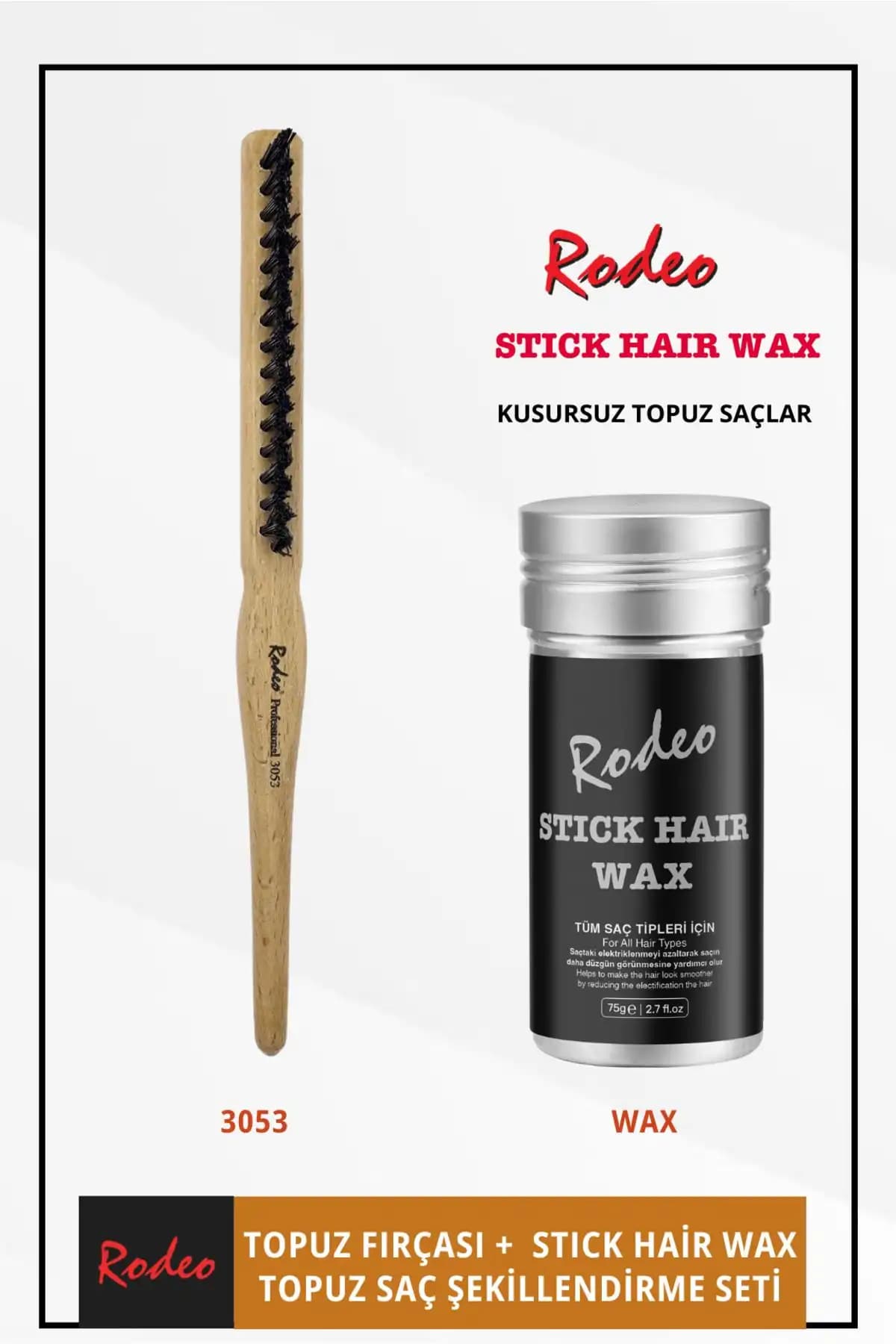 Saç Topuz Fırçası Karşılaştırması: GESKO Ikt ve RODEO Stick Wax Ürünlerinin Özellikleri 2