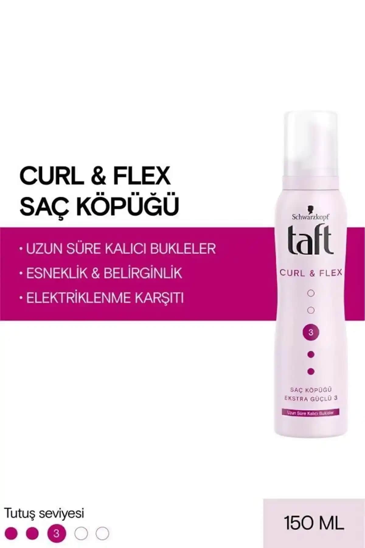 Taft Curl & Flex ve Taft True Volume Karşılaştırması Saç Şekillendirme Ürünleri