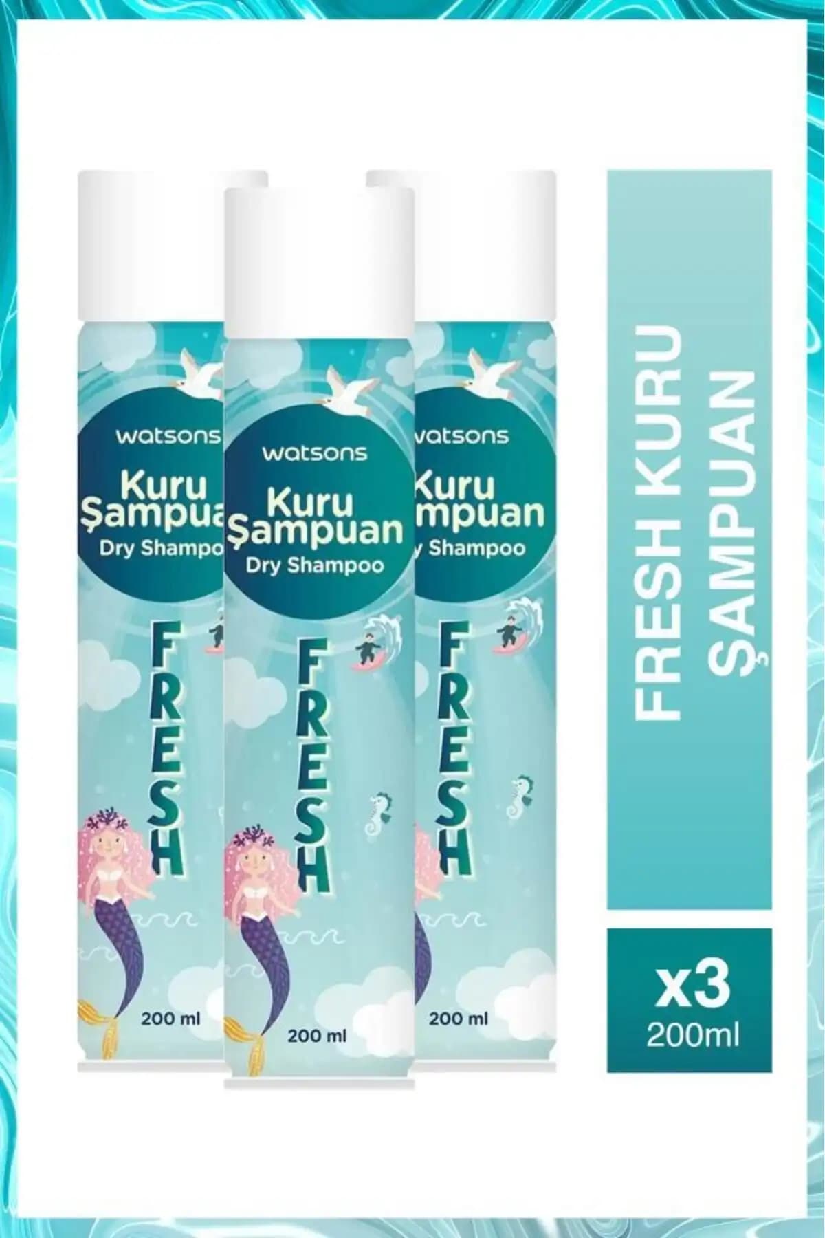 Watsons Fresh Kuru Şampuan 200 ml Farklı Paket Seçenekleri ve Kullanıcı Yorumları 1