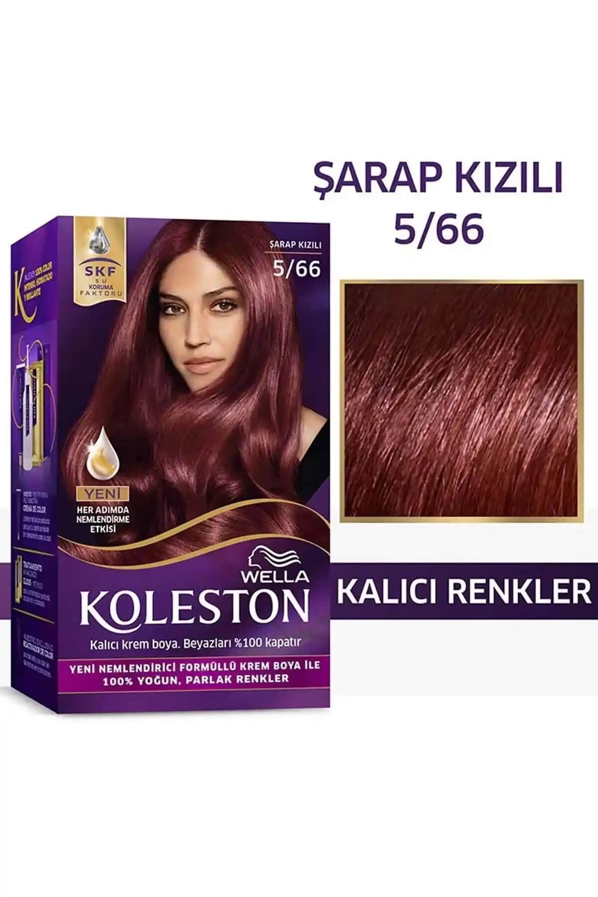 Wella Koleston 5/66 ve 55/46 Kızıl Büyü Saç Boyası Karşılaştırması