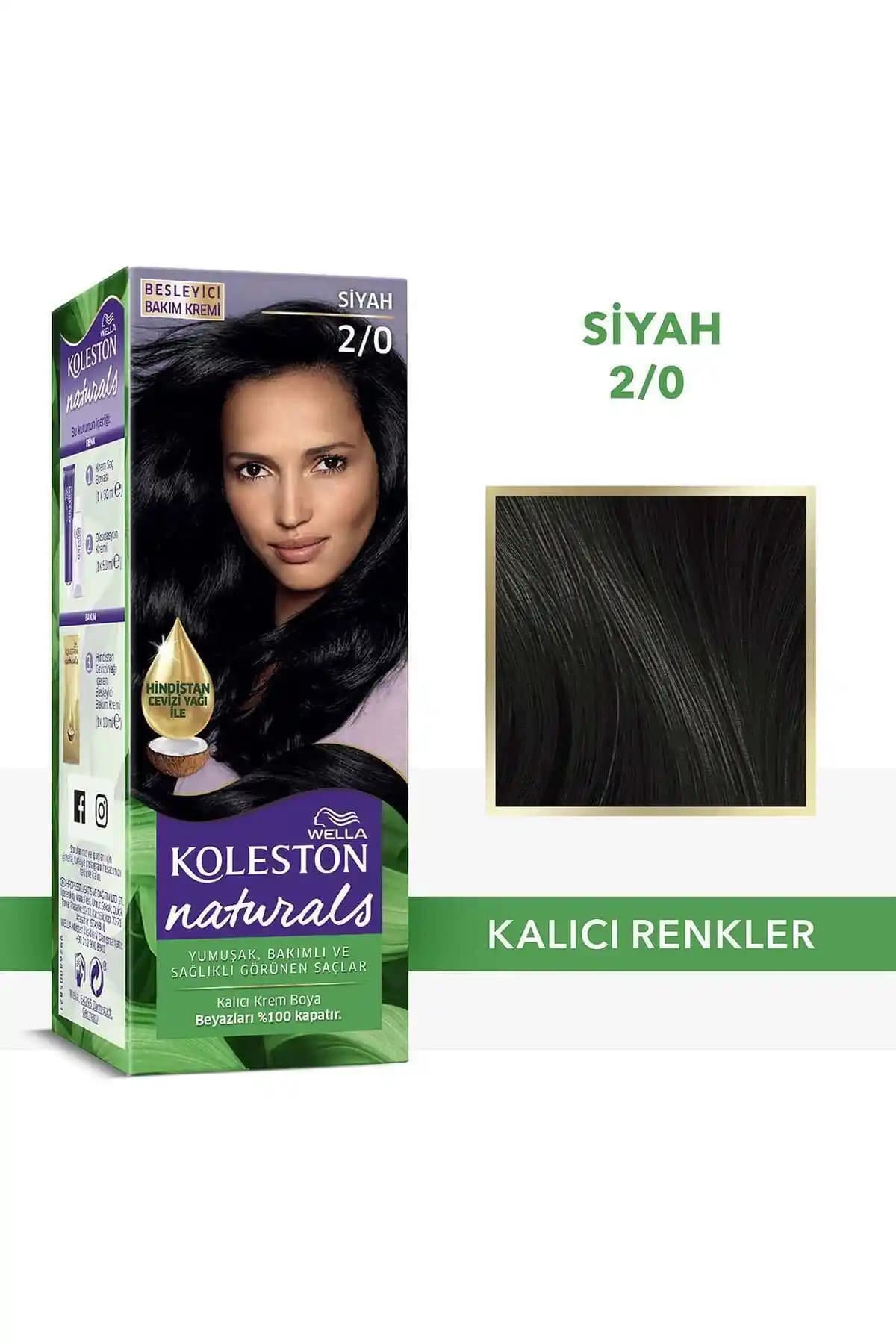 Wella Koleston Naturals Saç Boyaları Karşılaştırması: Siyah ve Altın Kestane Renkleri