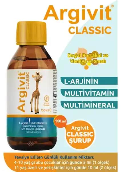 Argivit Classic Şurup: Çocuk Gelişimi İçin En İyi Vitamin Takviyesi