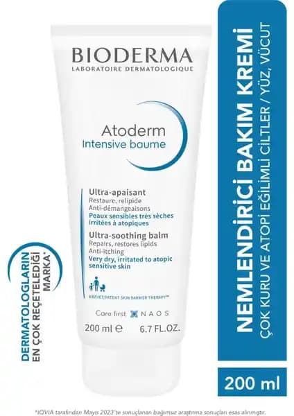 Bioderma Atoderm Intensive Balm: Kuru ve Atopik Ciltler İçin Nemlendirici