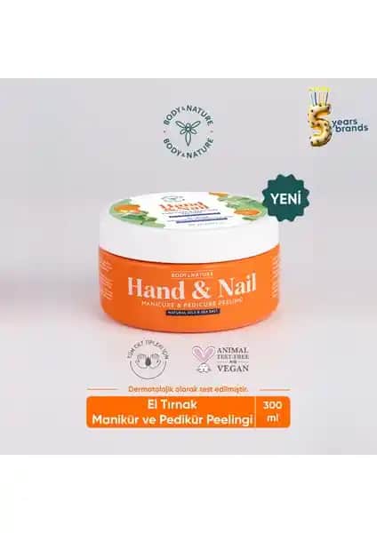 Body&Nature Hızlı ve Kolay El Tırnak Manikür ve Pedikür Peelingi Detaylı İncelemesi